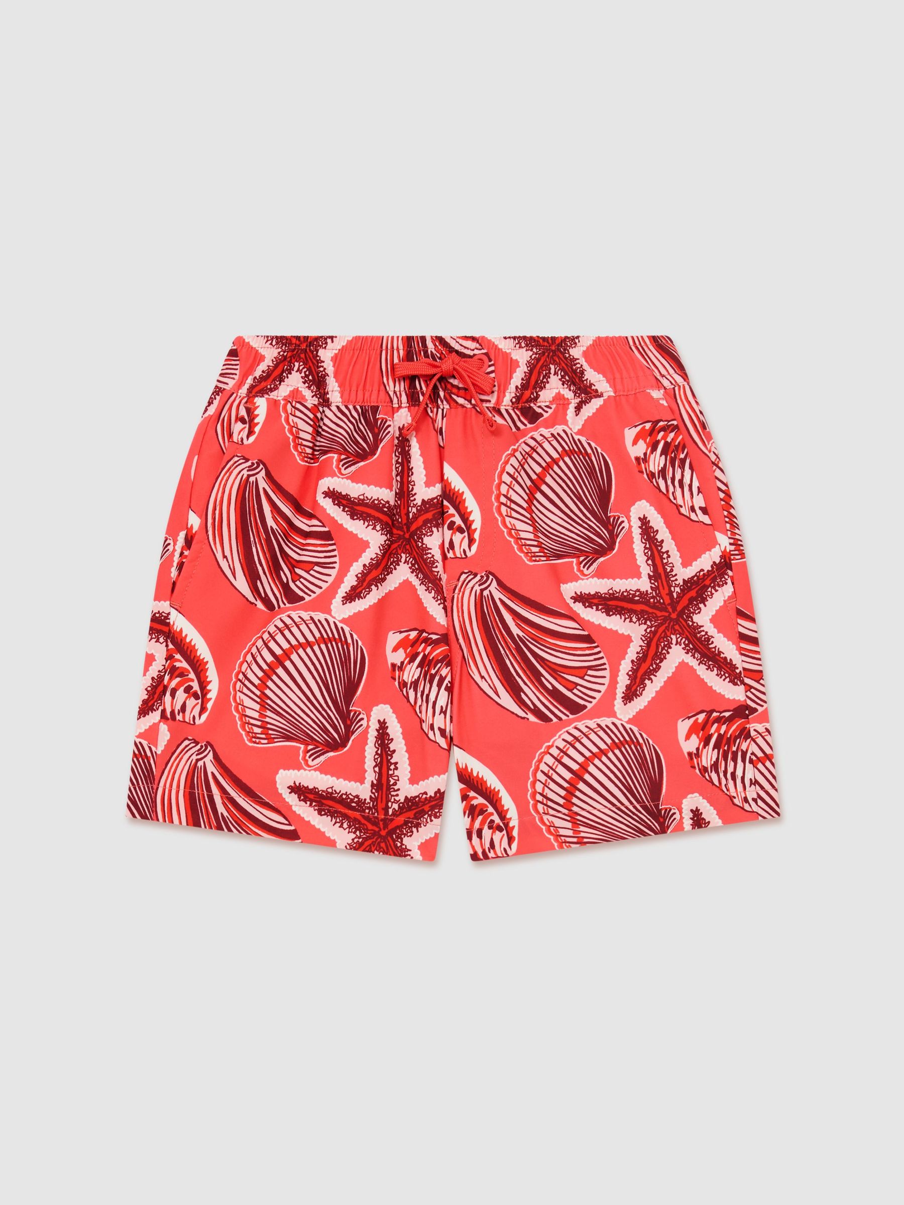 Swim Shorts in Coral - Image 1 of 3