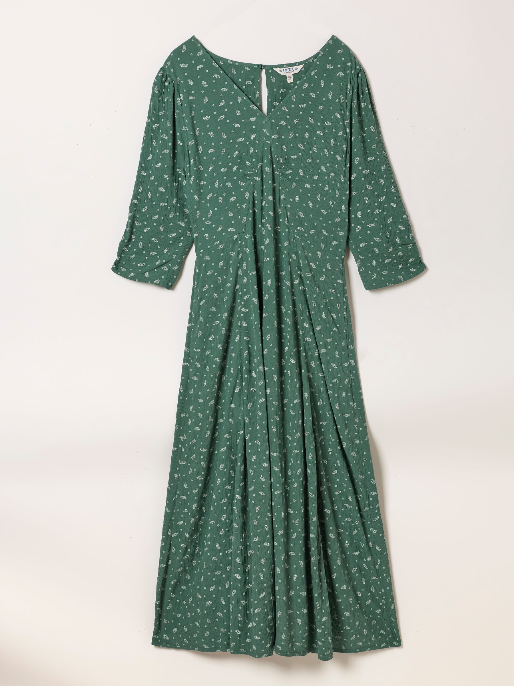 Anya Green Paisley Regular Mini Dress - Image 5 of 5 Anya Green Paisley Regular Mini Dress - Image 5 of 5