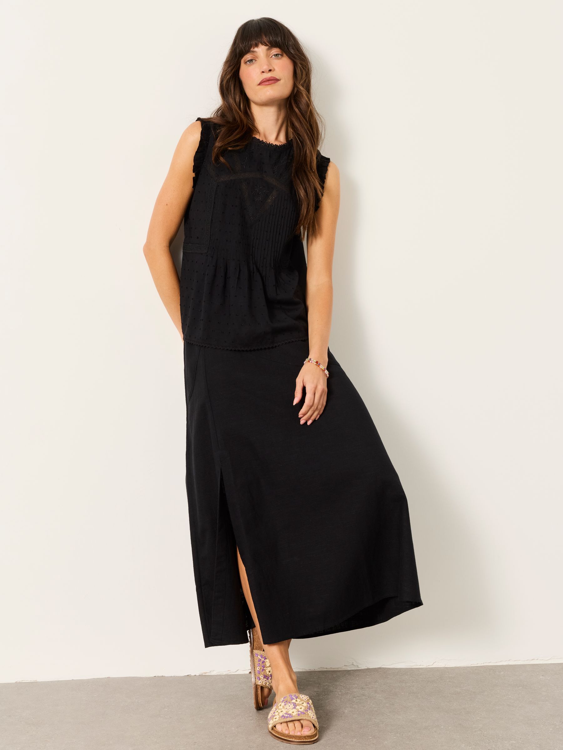 Black Regular Gi Embroidered Blouse - Image 1 of 5
