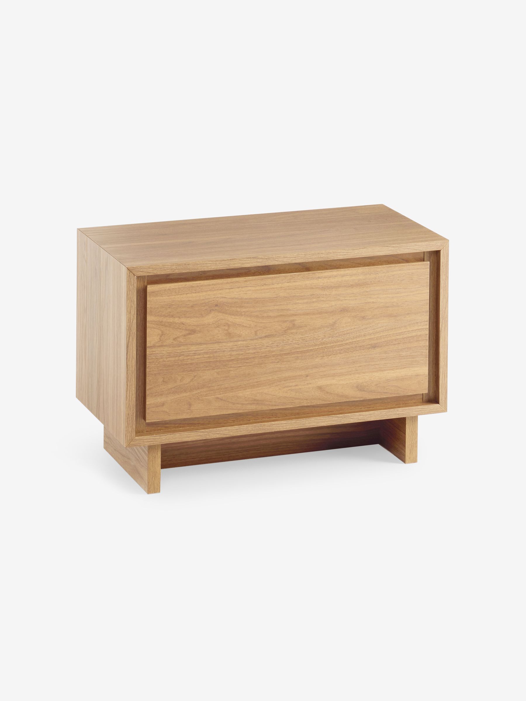 Kaci 1 Drawer Wide Bedside Table in Oak Effect - Image 4 of 5