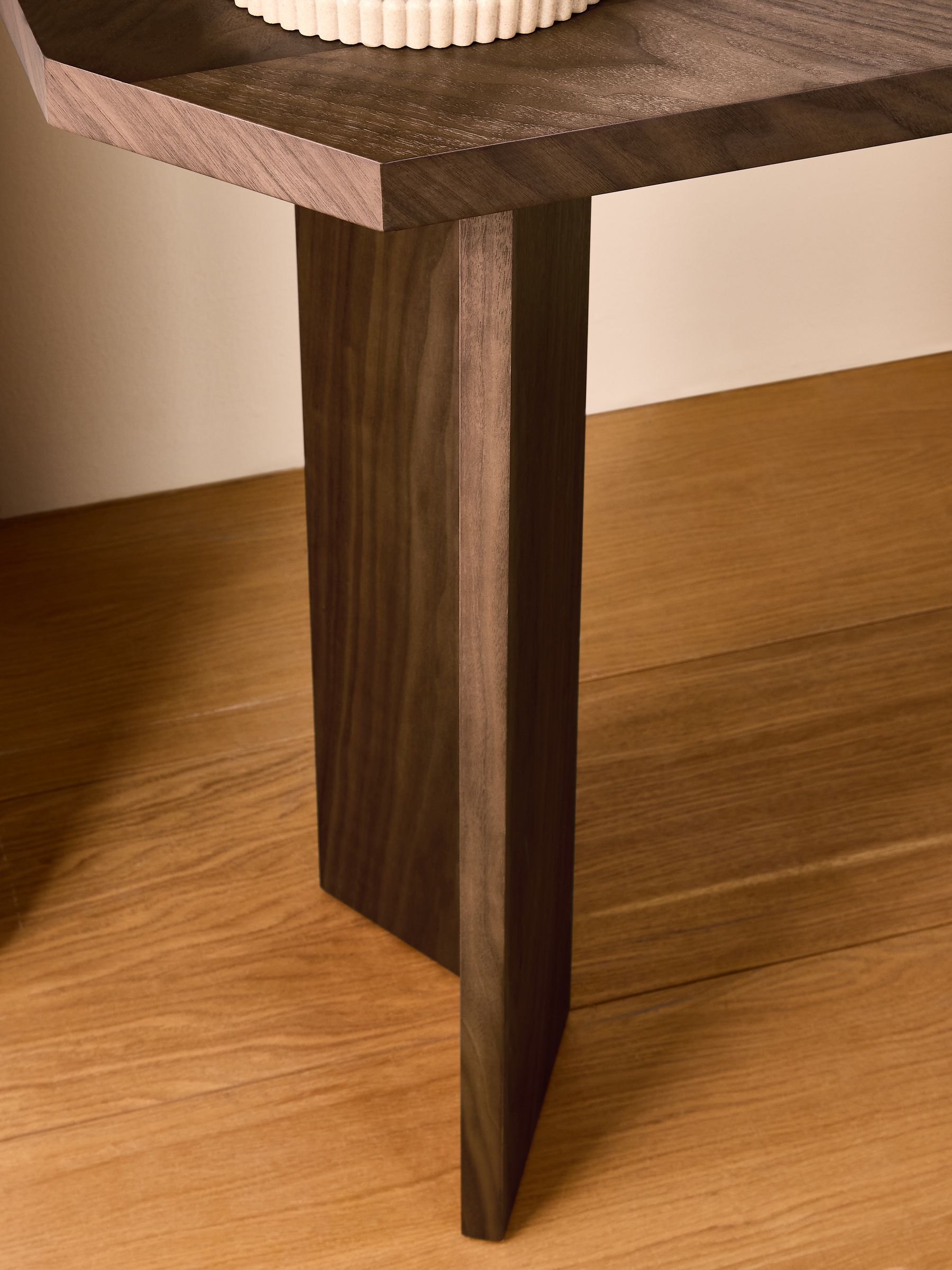 Brennan Console Table in Walnut - Image 3 of 6