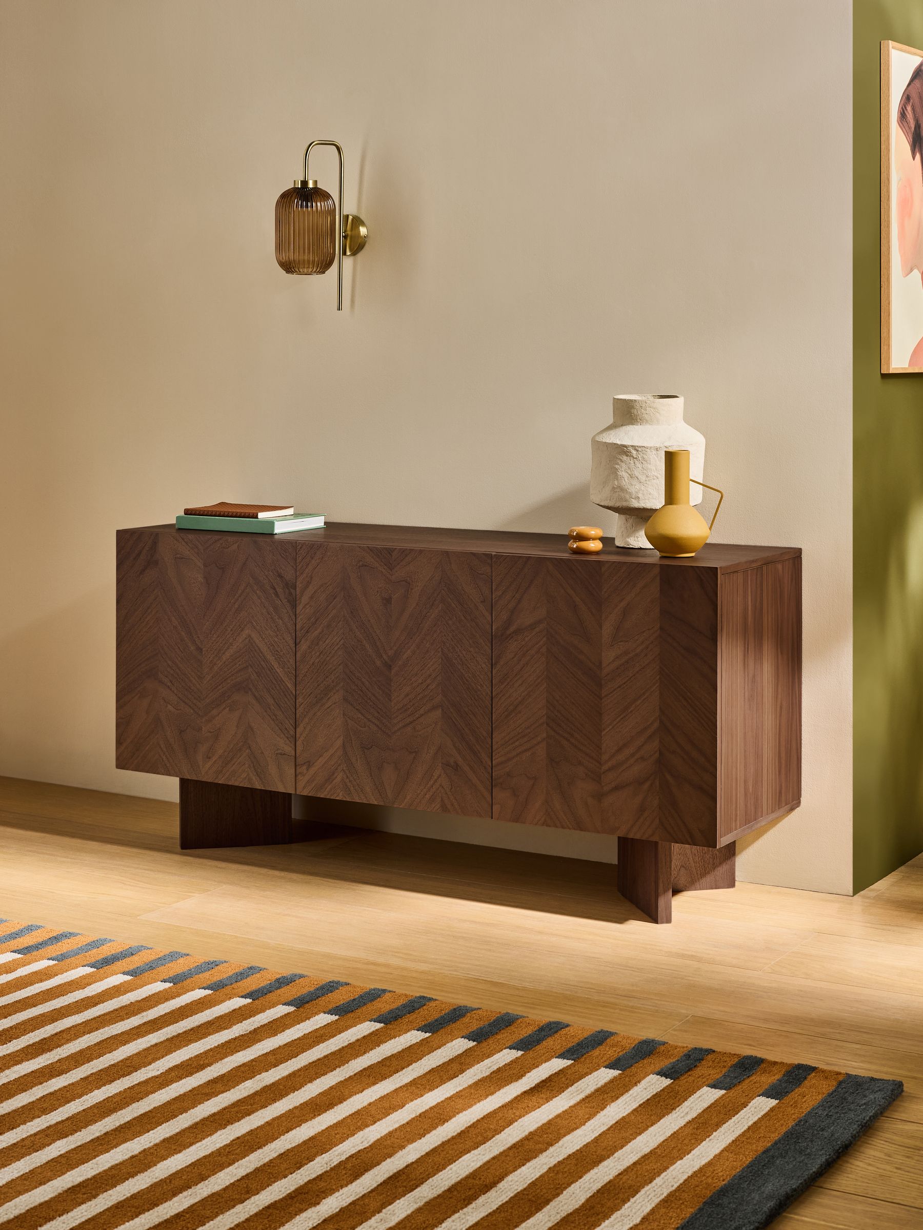 Brennan Large Sideboard in Walnut - Image 1 of 7 Brennan Large Sideboard in Walnut - Image 1 of 7