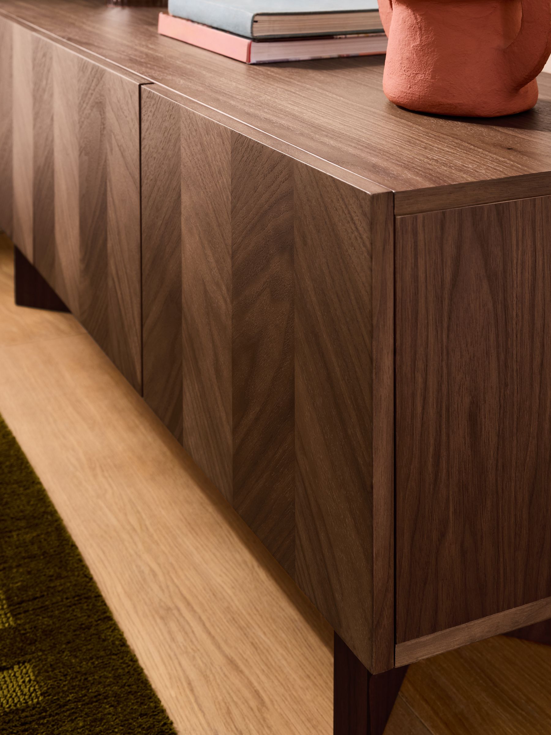 Brennan Up to 55 Inch Wide TV Unit in Walnut - Image 3 of 9