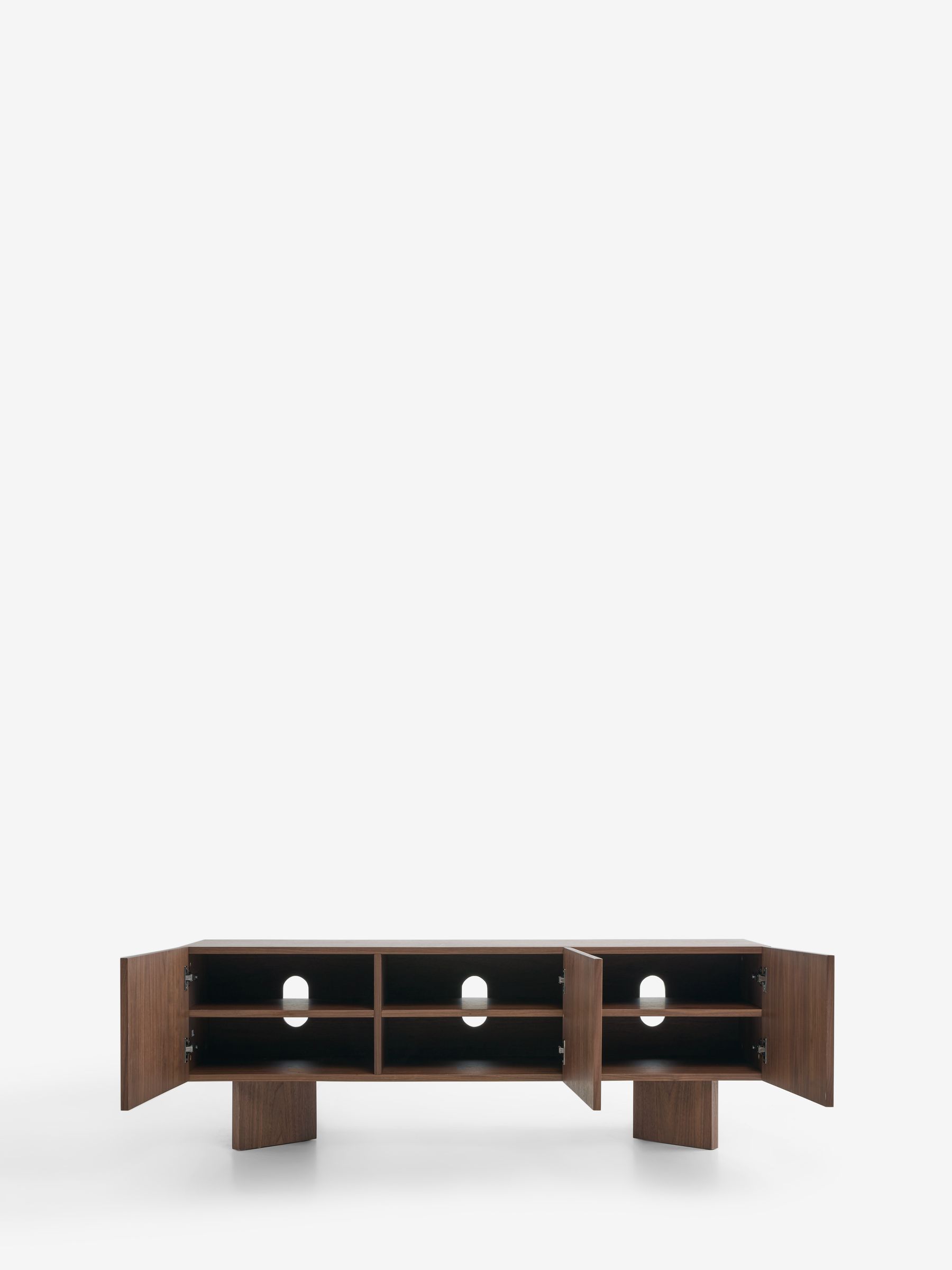 Brennan Up to 55 Inch Wide TV Unit in Walnut - Image 7 of 9