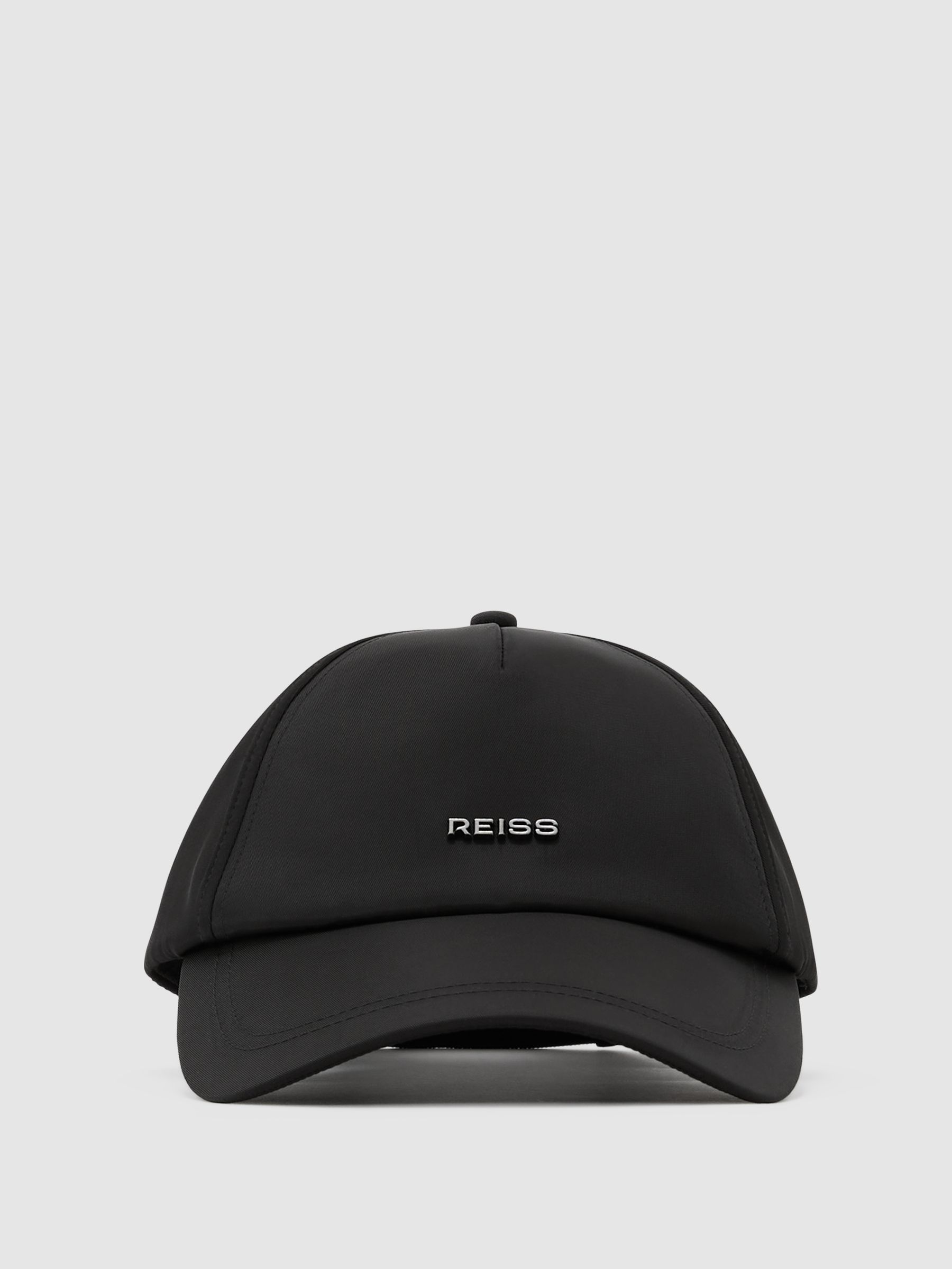 Technical Logo Baseball Cap in Black - Image 1 of 4