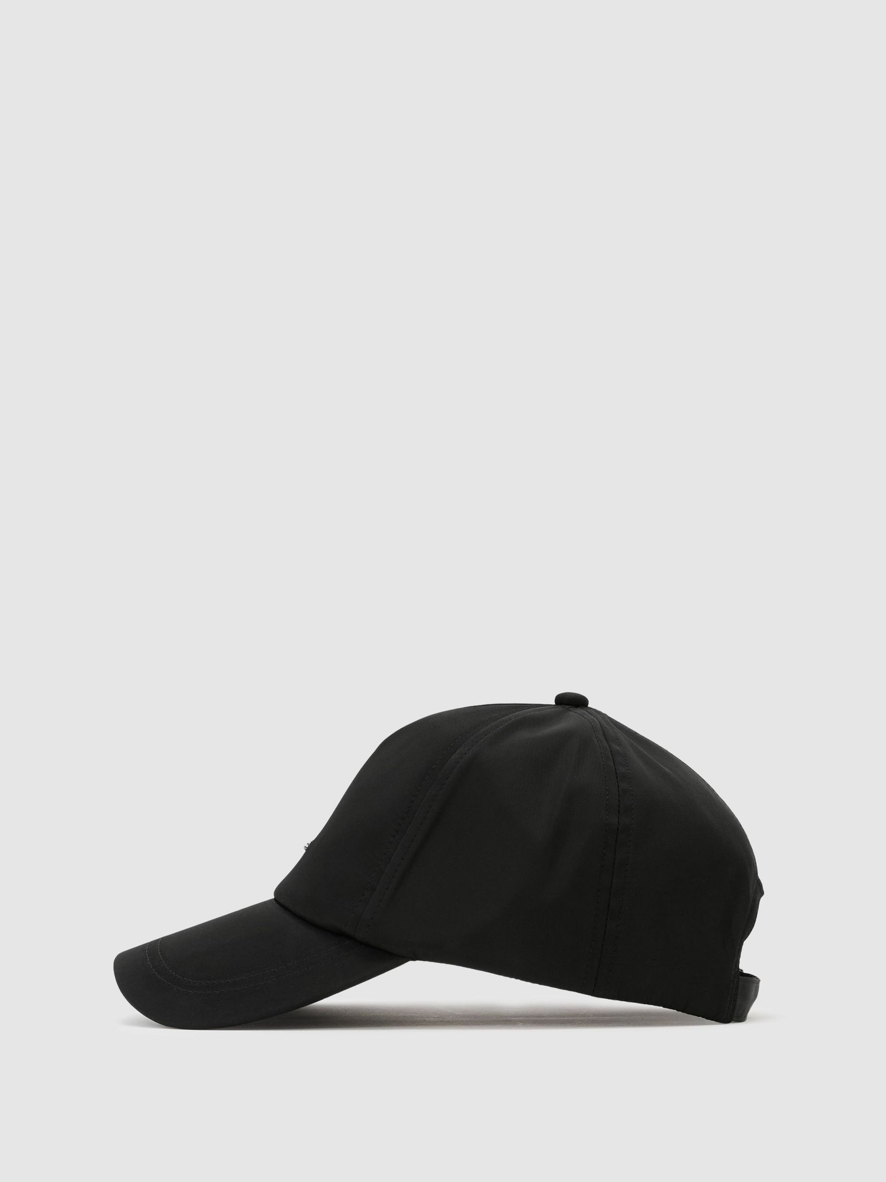 Technical Logo Baseball Cap in Black - image 4