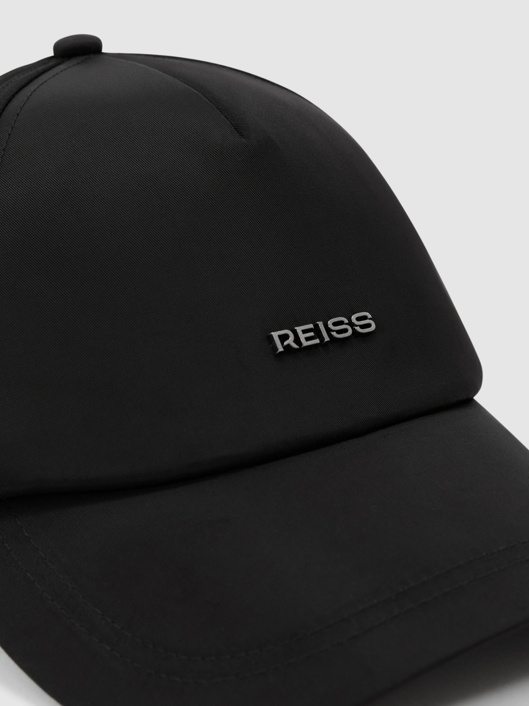 Technical Logo Baseball Cap in Black - Image 4 of 4