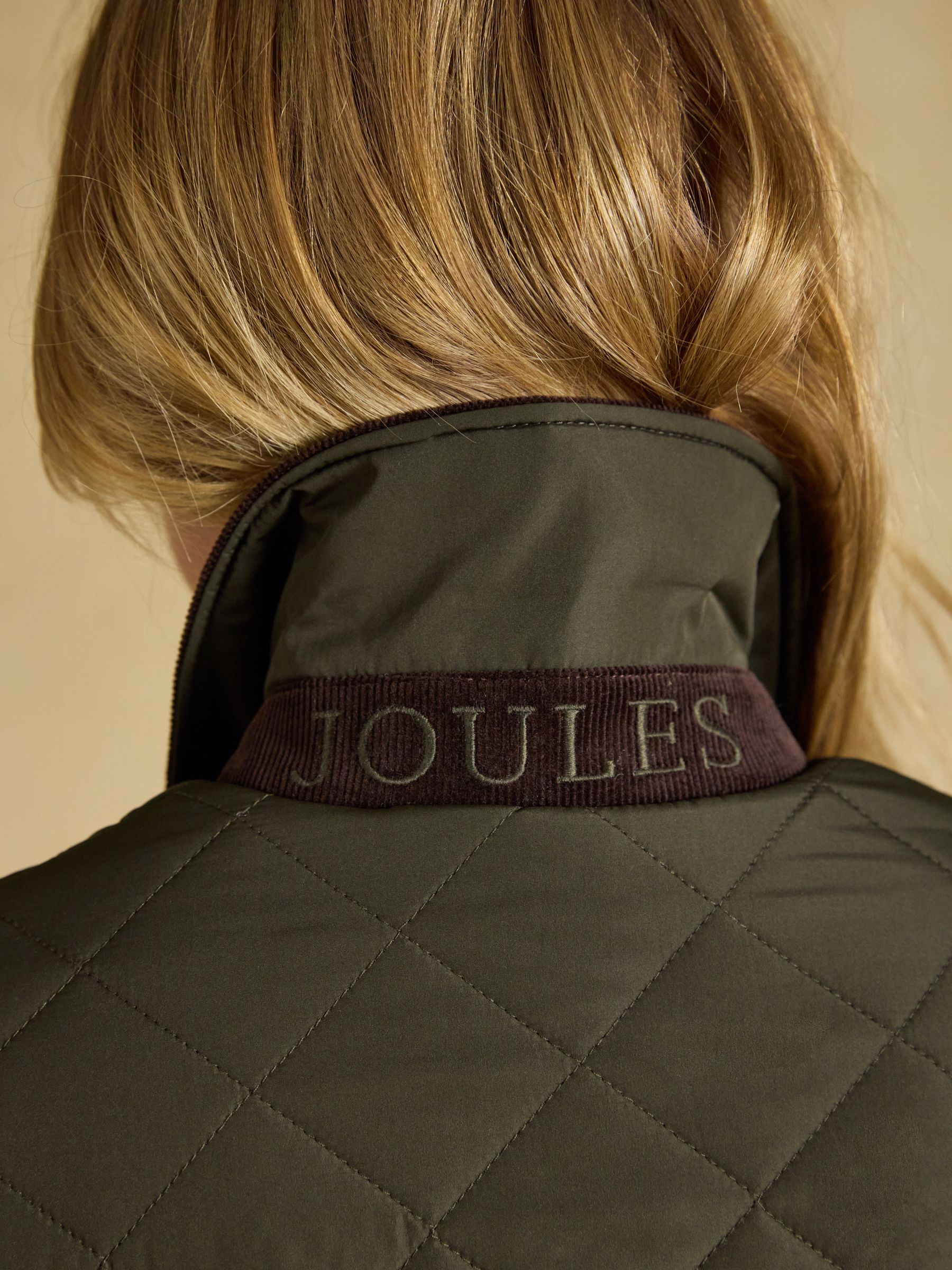 Highgrove Khaki Green Diamond Quilted Jacket - Image 11 of 12