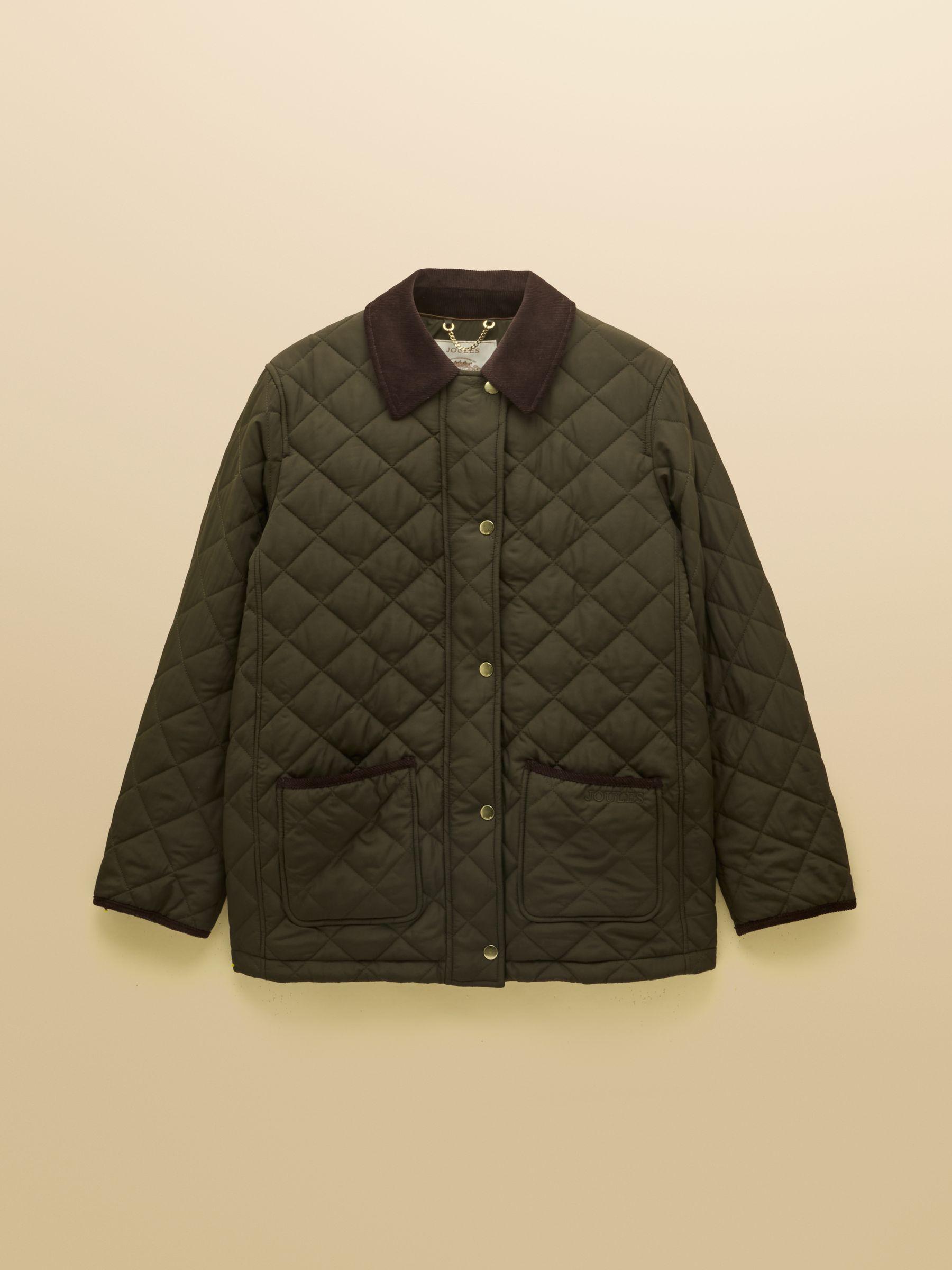 Highgrove Khaki Green Diamond Quilted Jacket - Image 12 of 12