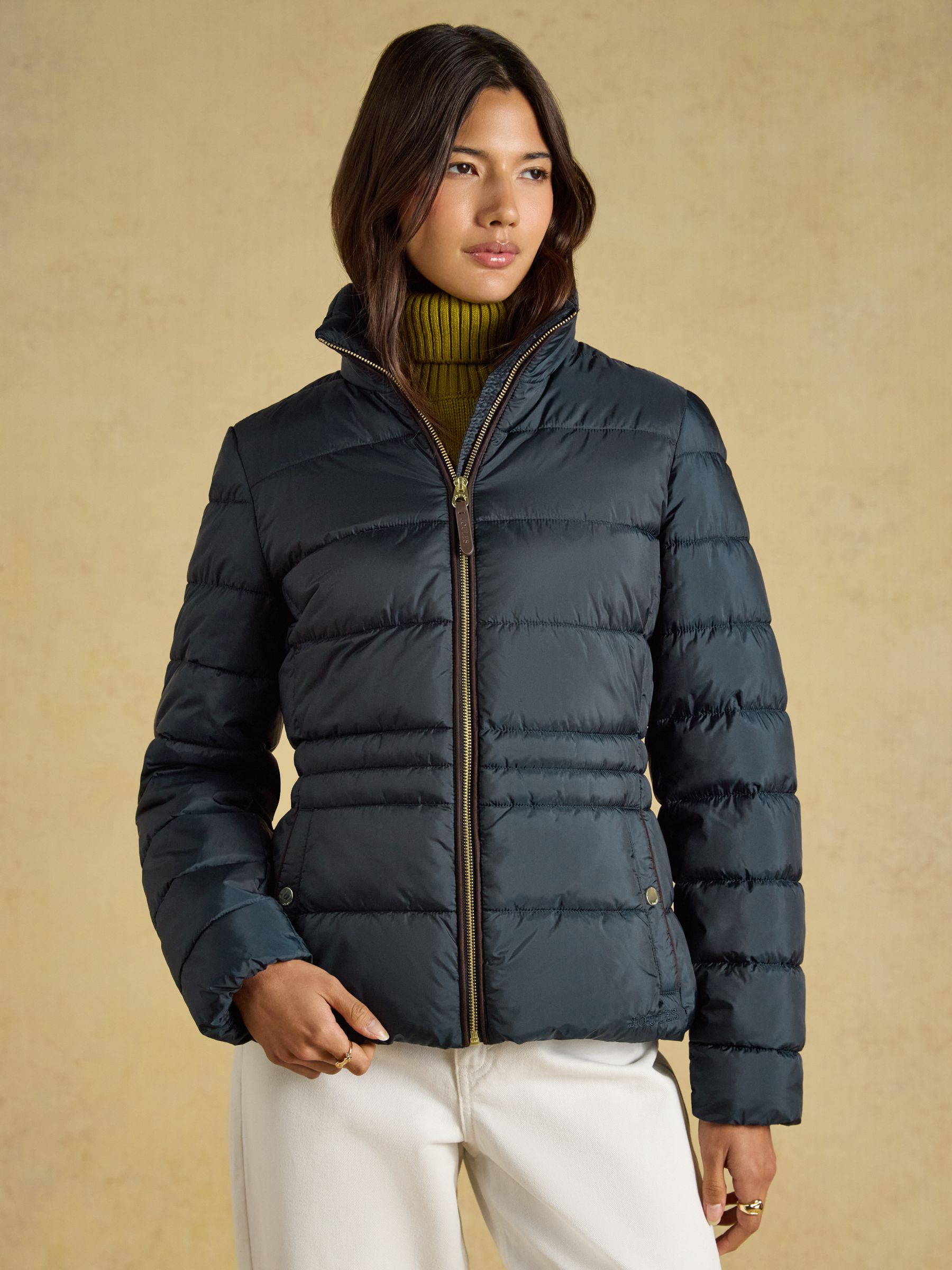 Paddock Navy Showerproof Padded Coat - Image 1 of 9