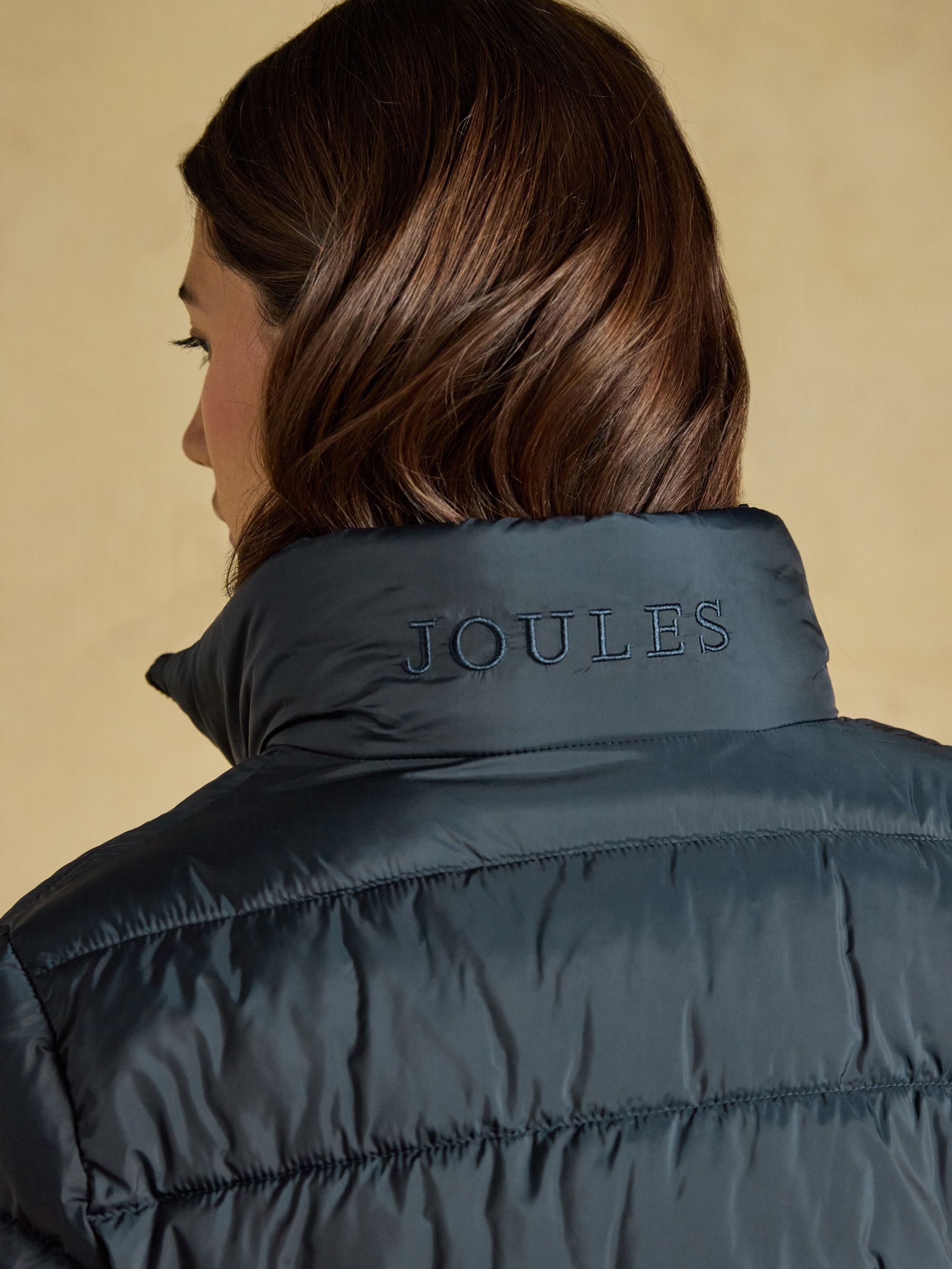 Paddock Navy Showerproof Padded Coat - Image 8 of 9
