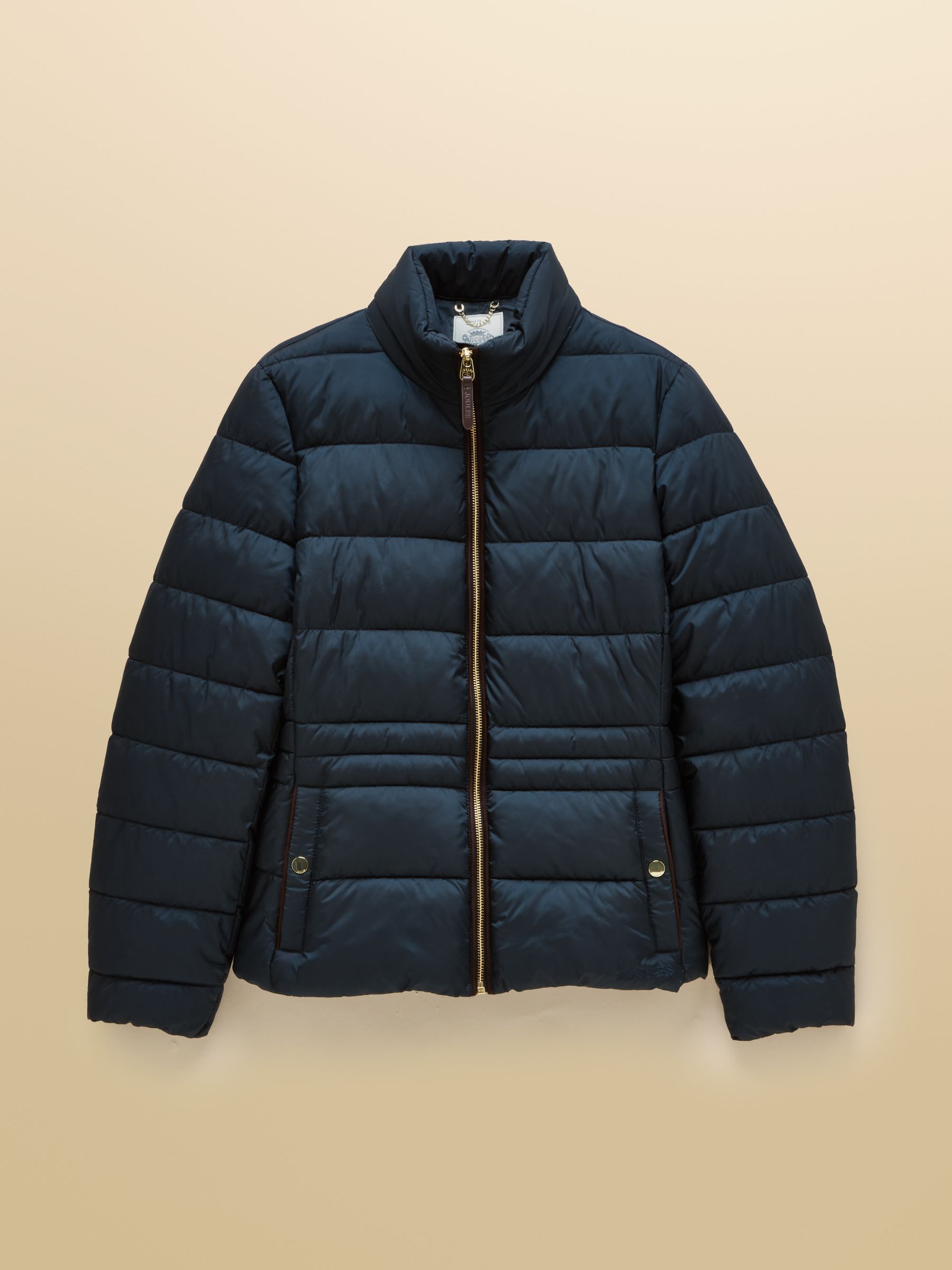 Paddock Navy Showerproof Padded Coat - Image 9 of 9
