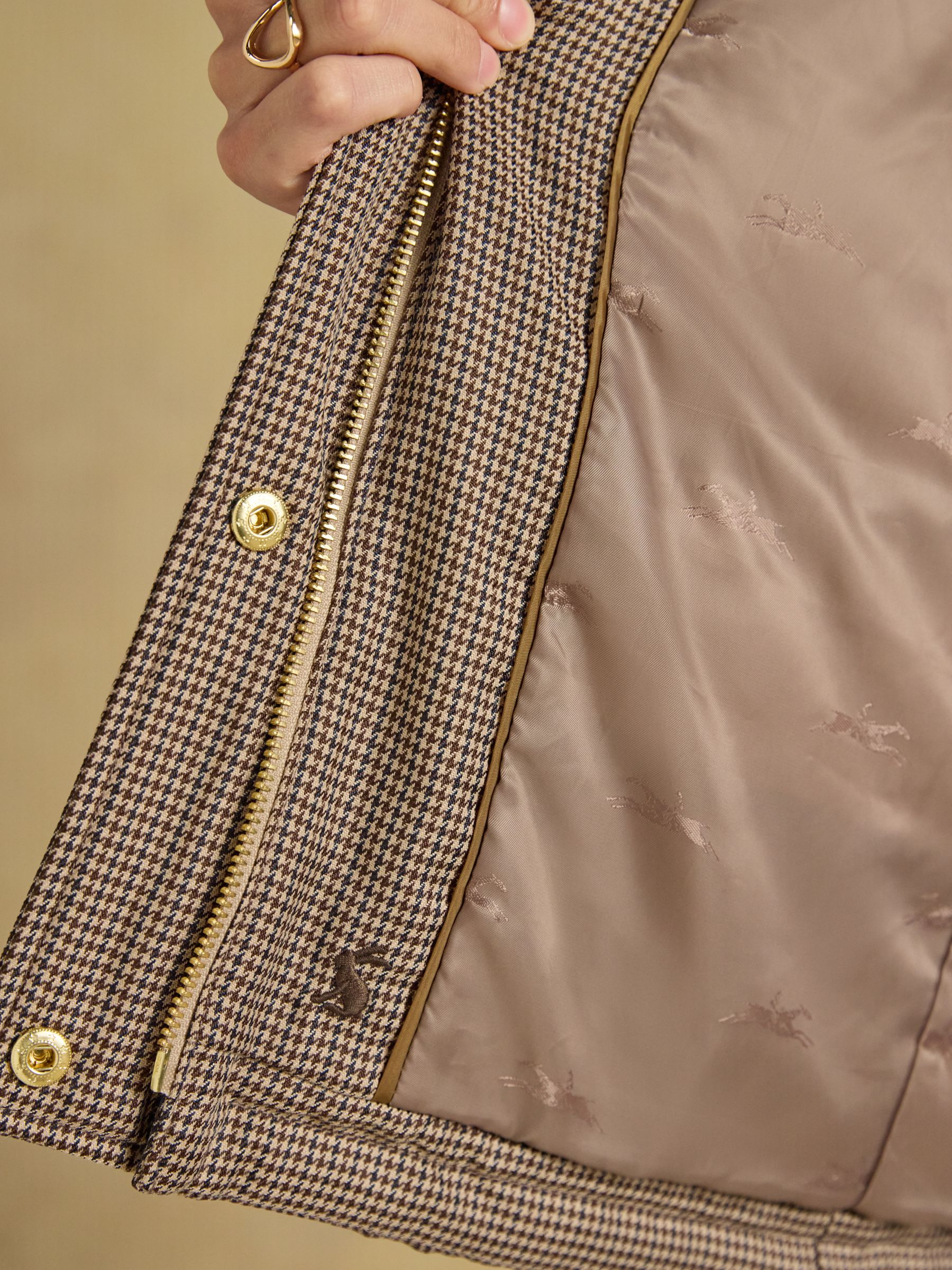 Harrogate Check Diamond Quilted Jacket - Image 8 of 12