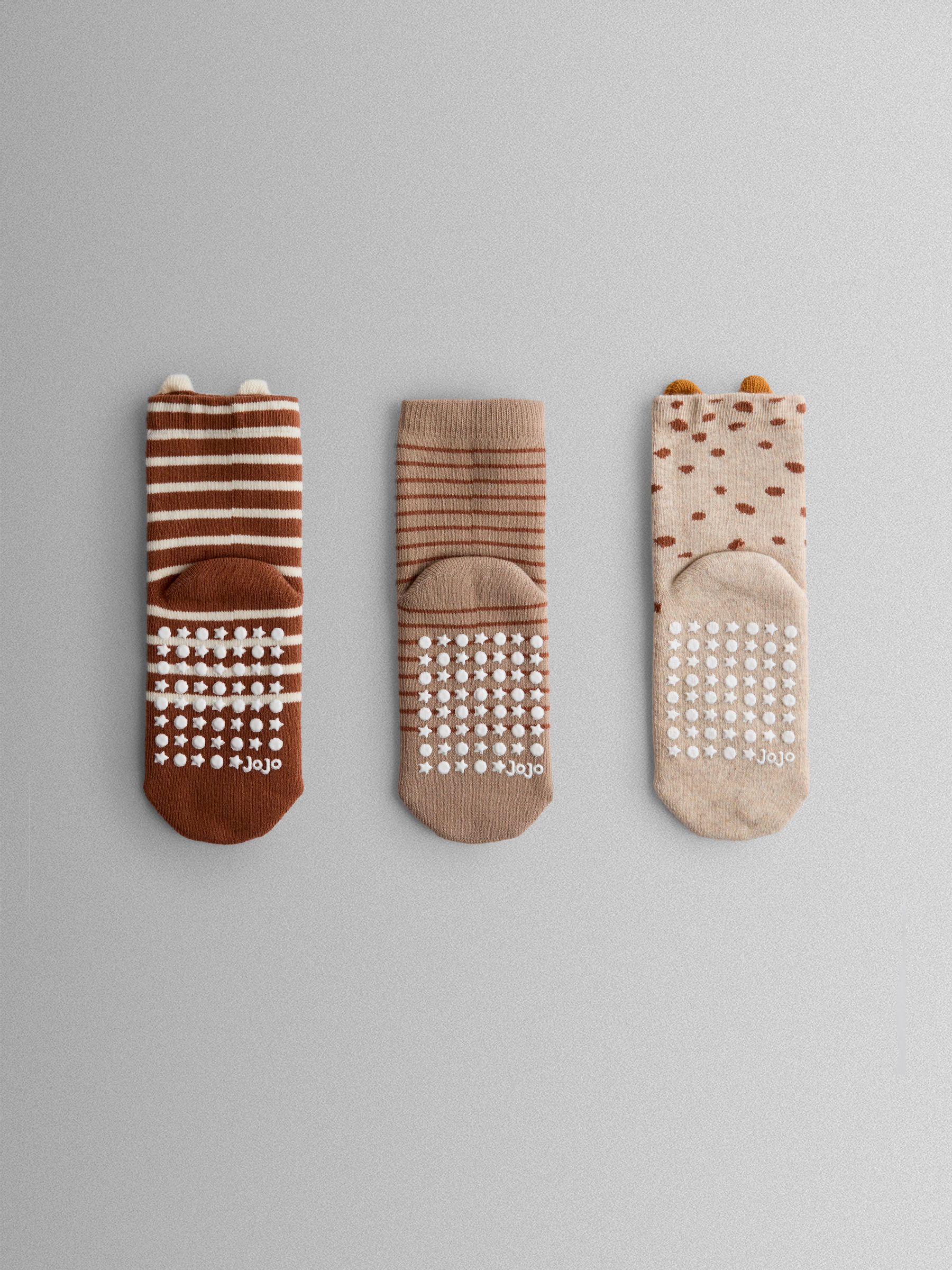 Natural Extra Thick Zoo Socks 3 Pack - Image 3 of 4