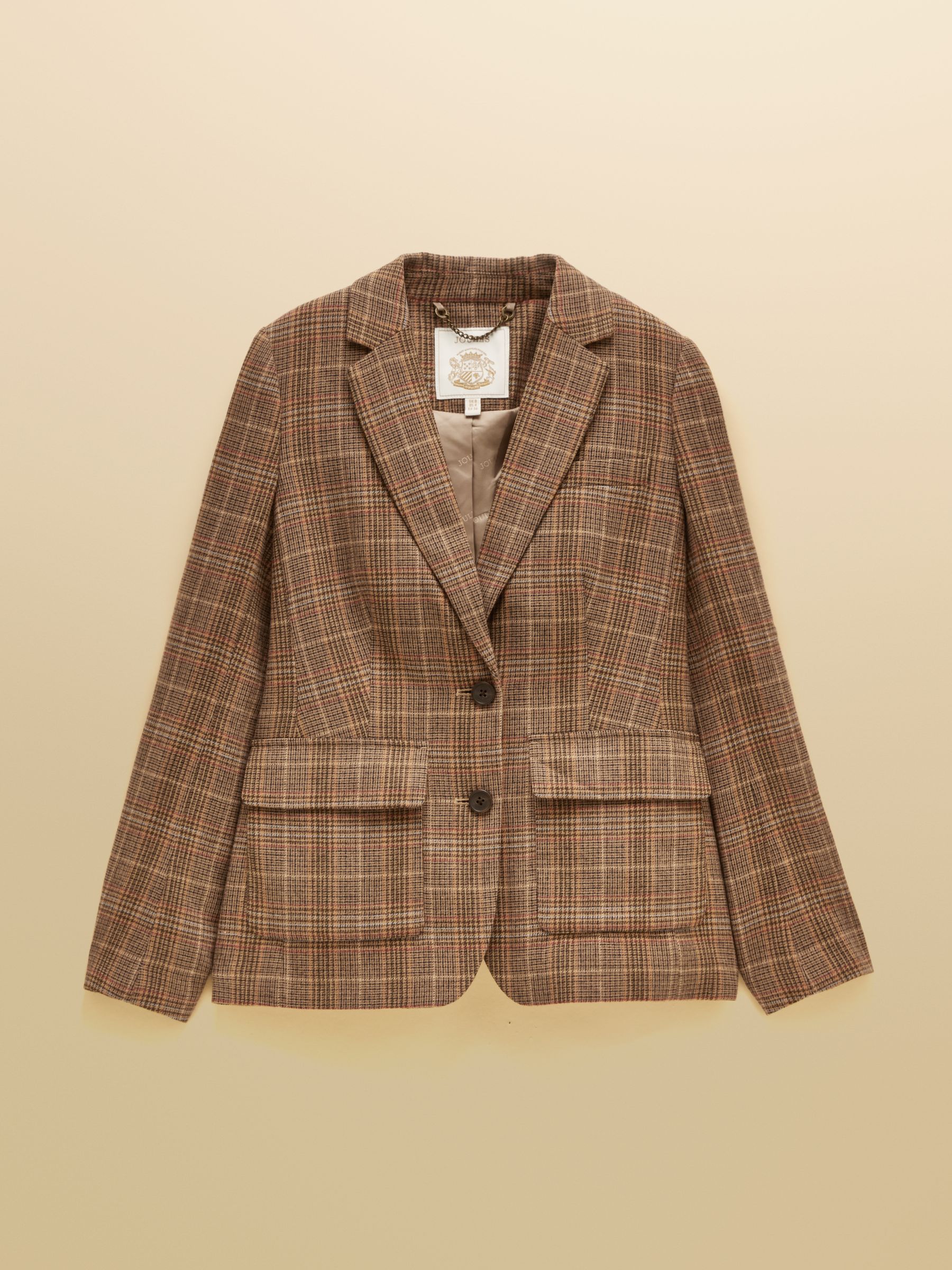 Foxley Check Wool Rich Tweed Suit Blazer - Image 7 of 7