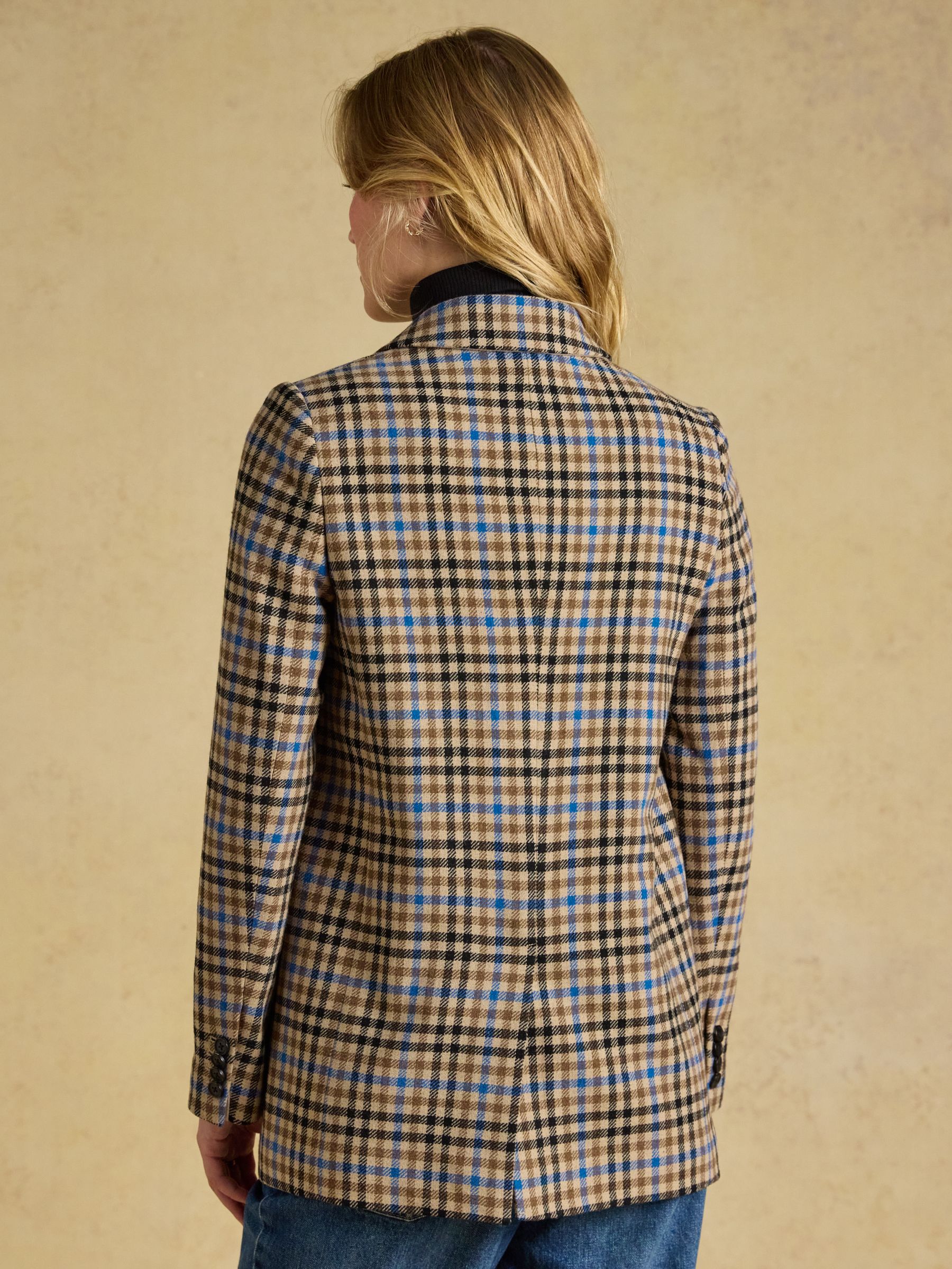Thornwick Check Relaxed Fit Wool Rich Tweed Blazer - Image 4 of 8