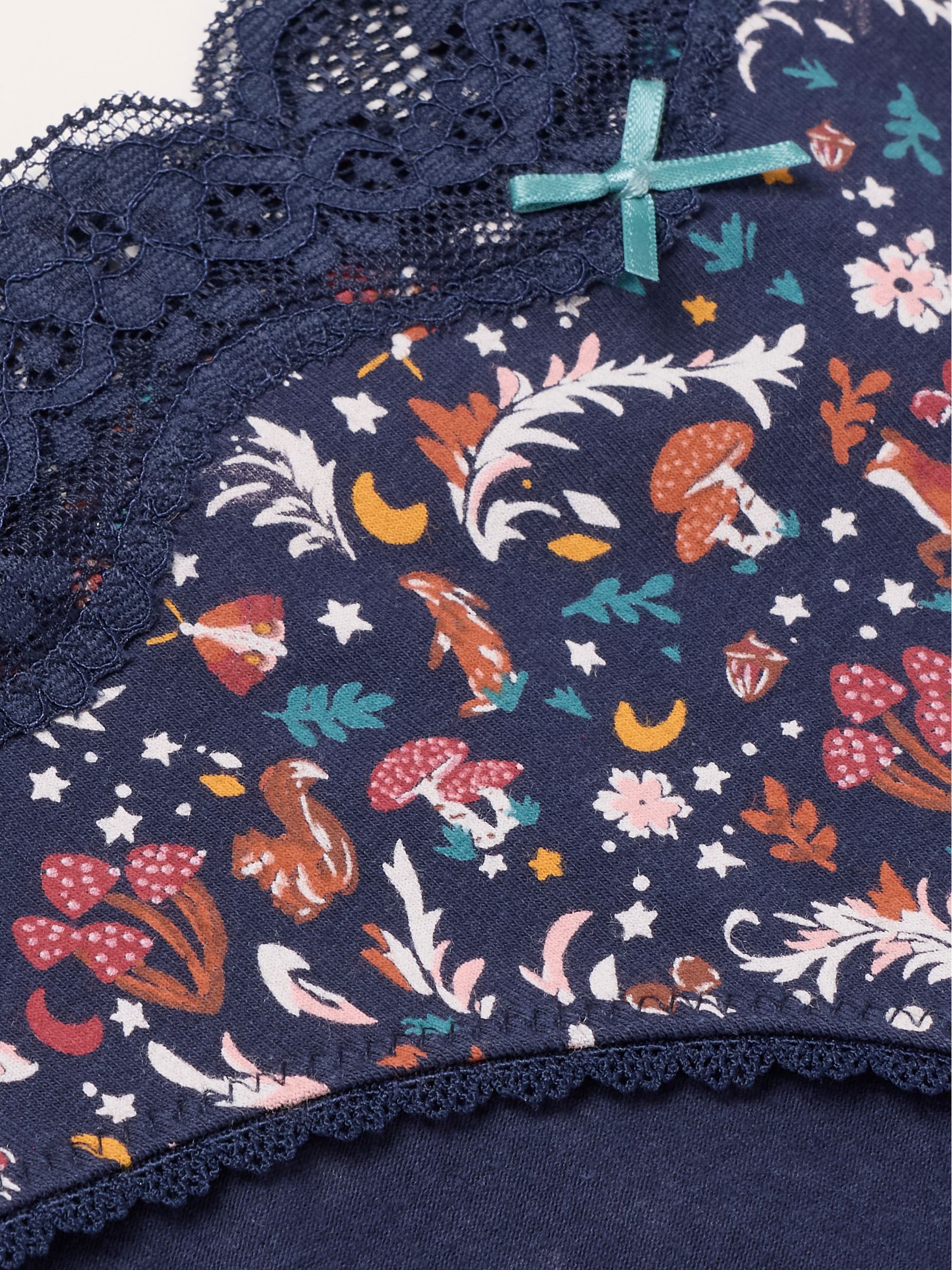 Navy Woodland High Leg Knickers - Image 2 of 2