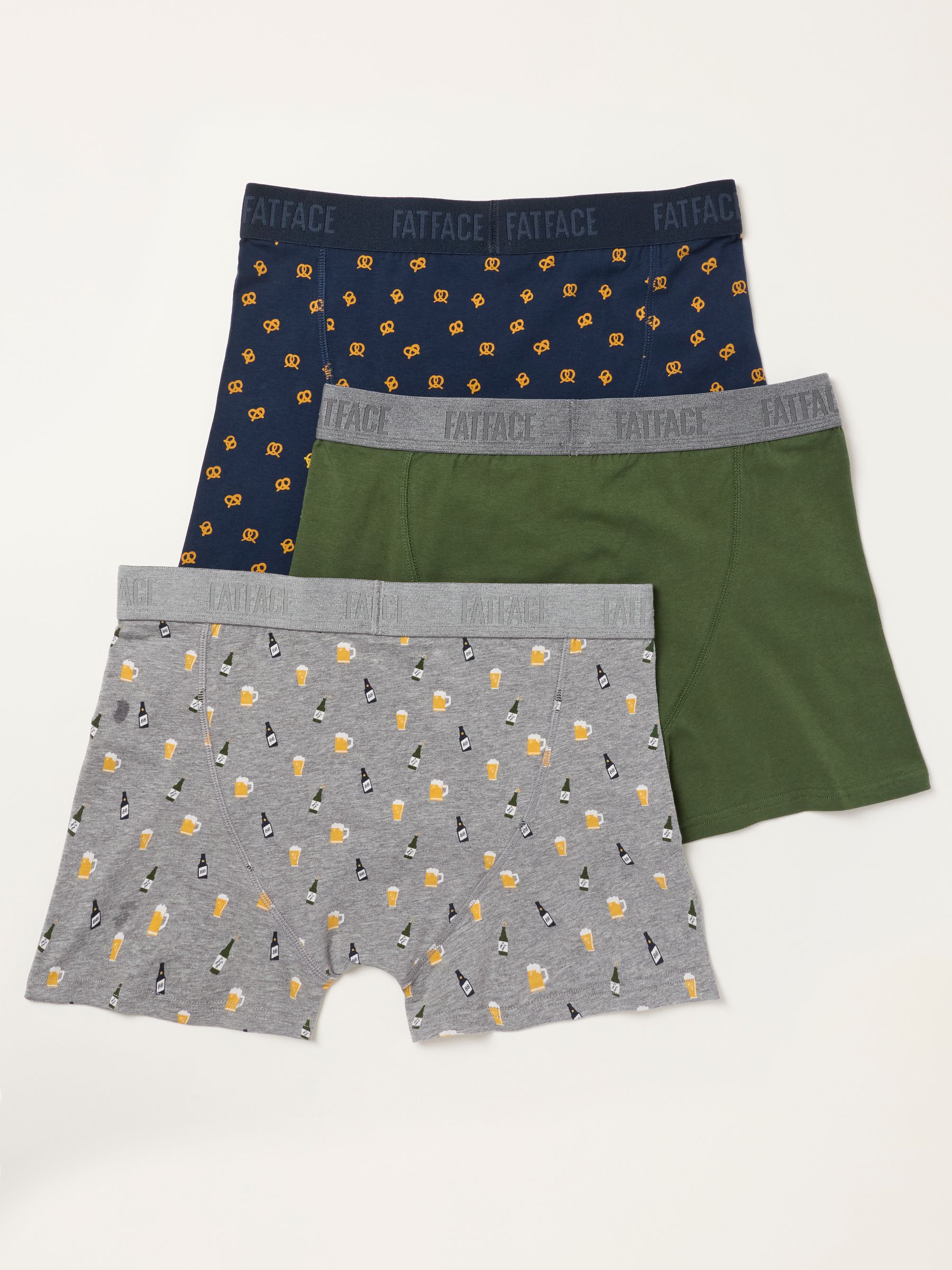 Multi 3 Pairs of Beer Print Boxers - Image 2 of 3 Multi 3 Pairs of Beer Print Boxers - Image 2 of 3