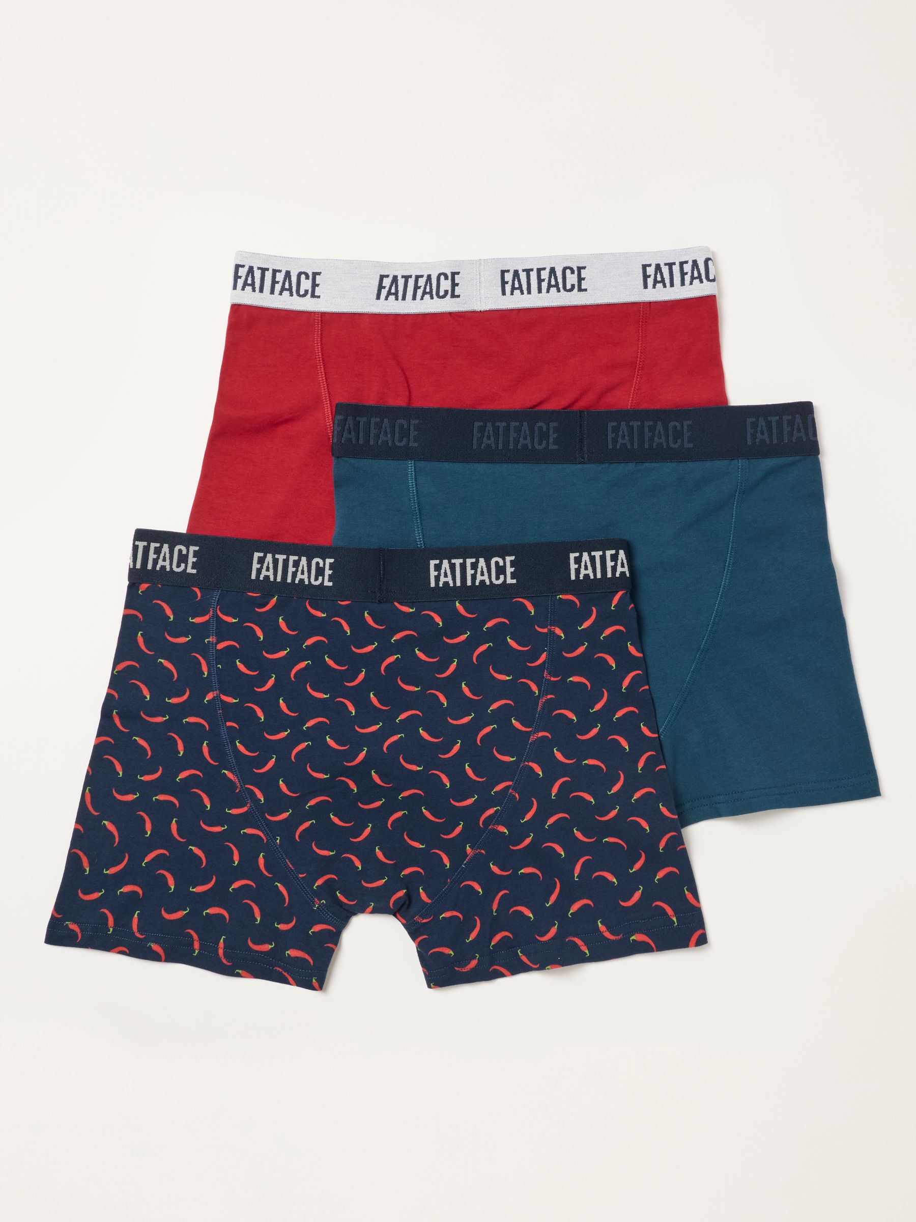 Multi 3 Pairs of Chilli Print Boxers - Image 2 of 3 Multi 3 Pairs of Chilli Print Boxers - Image 2 of 3