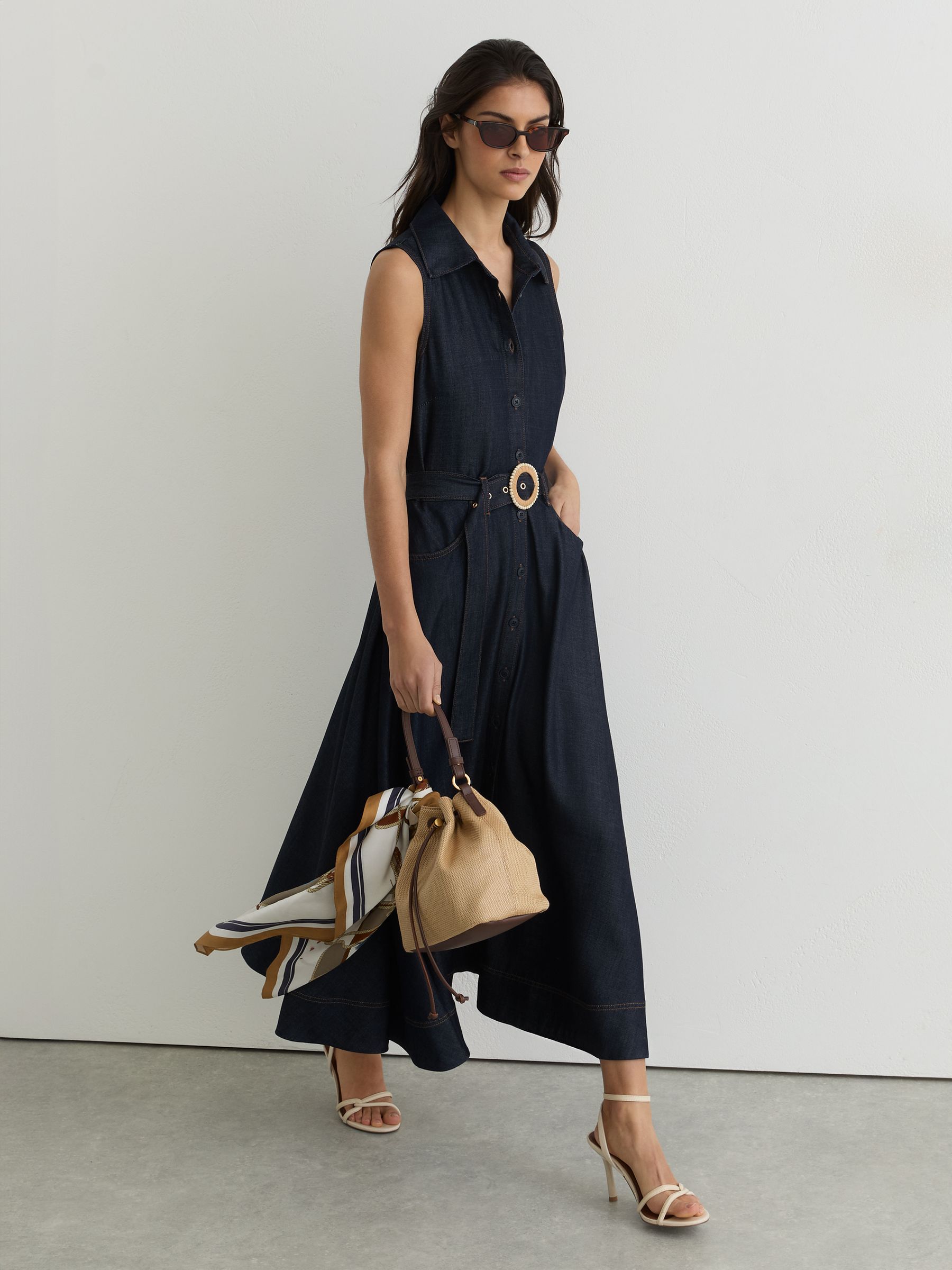 Dresses in Indigo Blue - Image 4 of 7