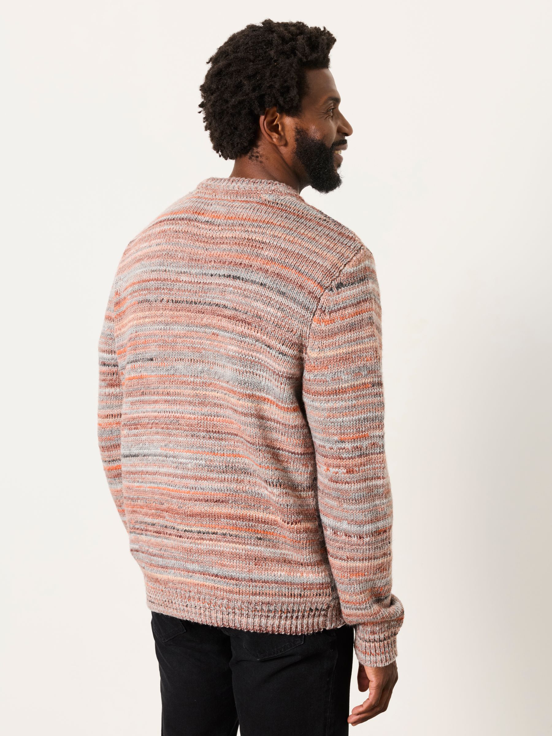 Natural Ombre Crew Neck Knitted Jumper - Image 2 of 6