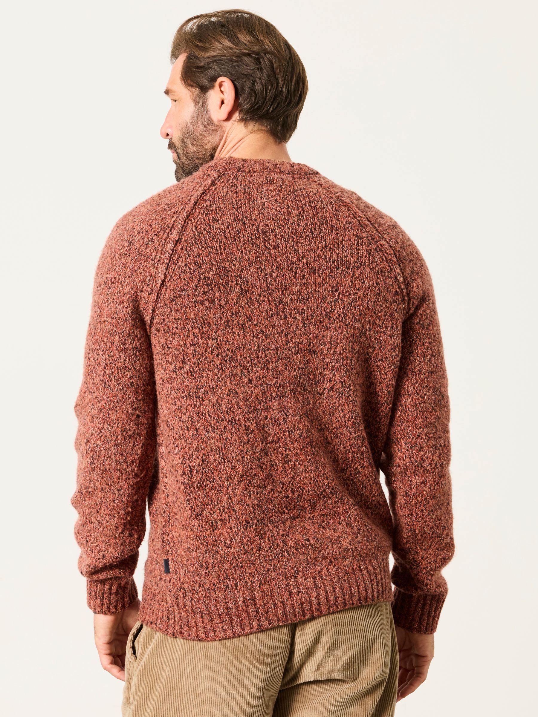 Deanston Burnt Orange Crew Neck Jumper - Image 2 of 6