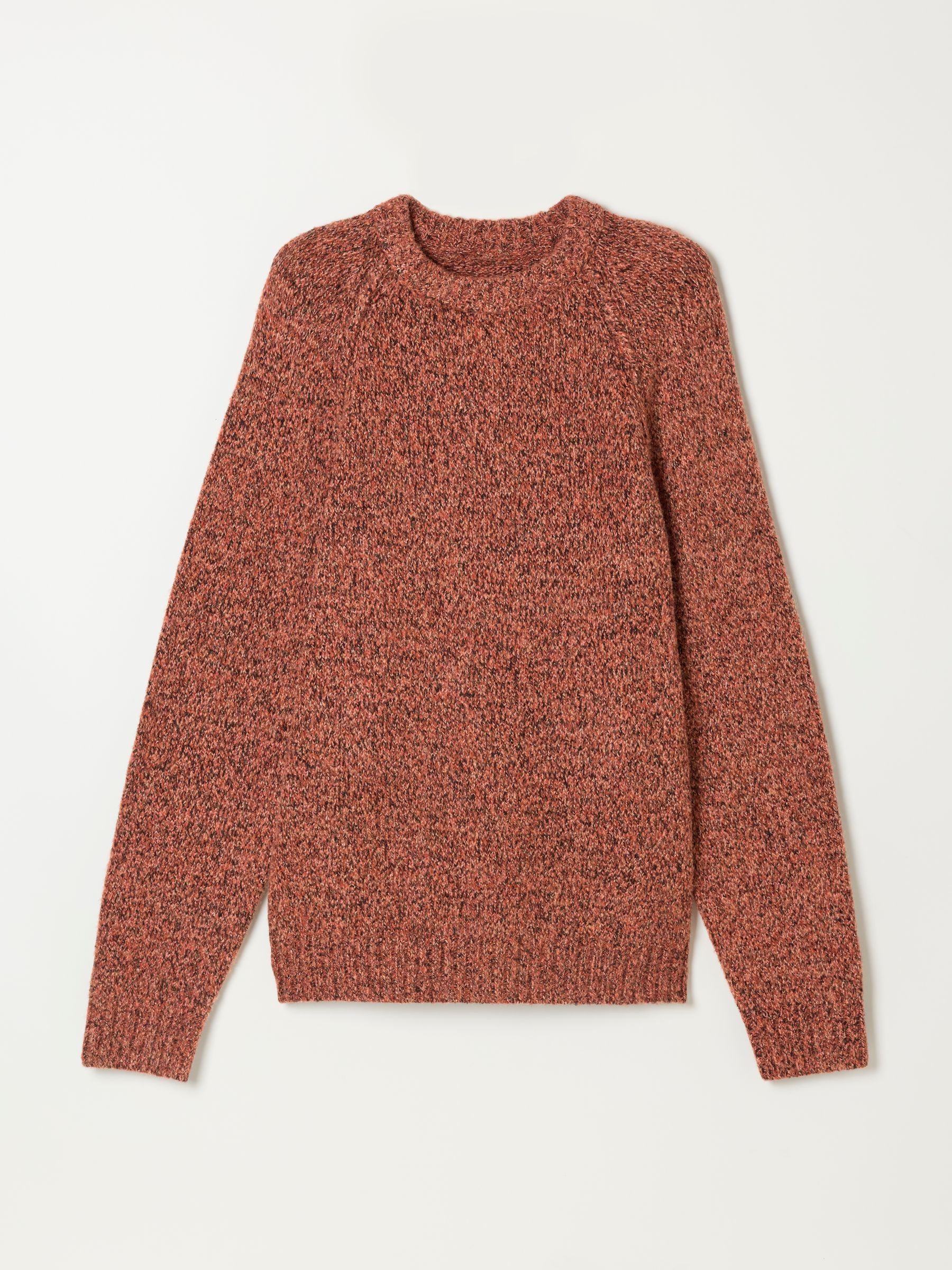 Deanston Burnt Orange Crew Neck Jumper - Image 7 of 7