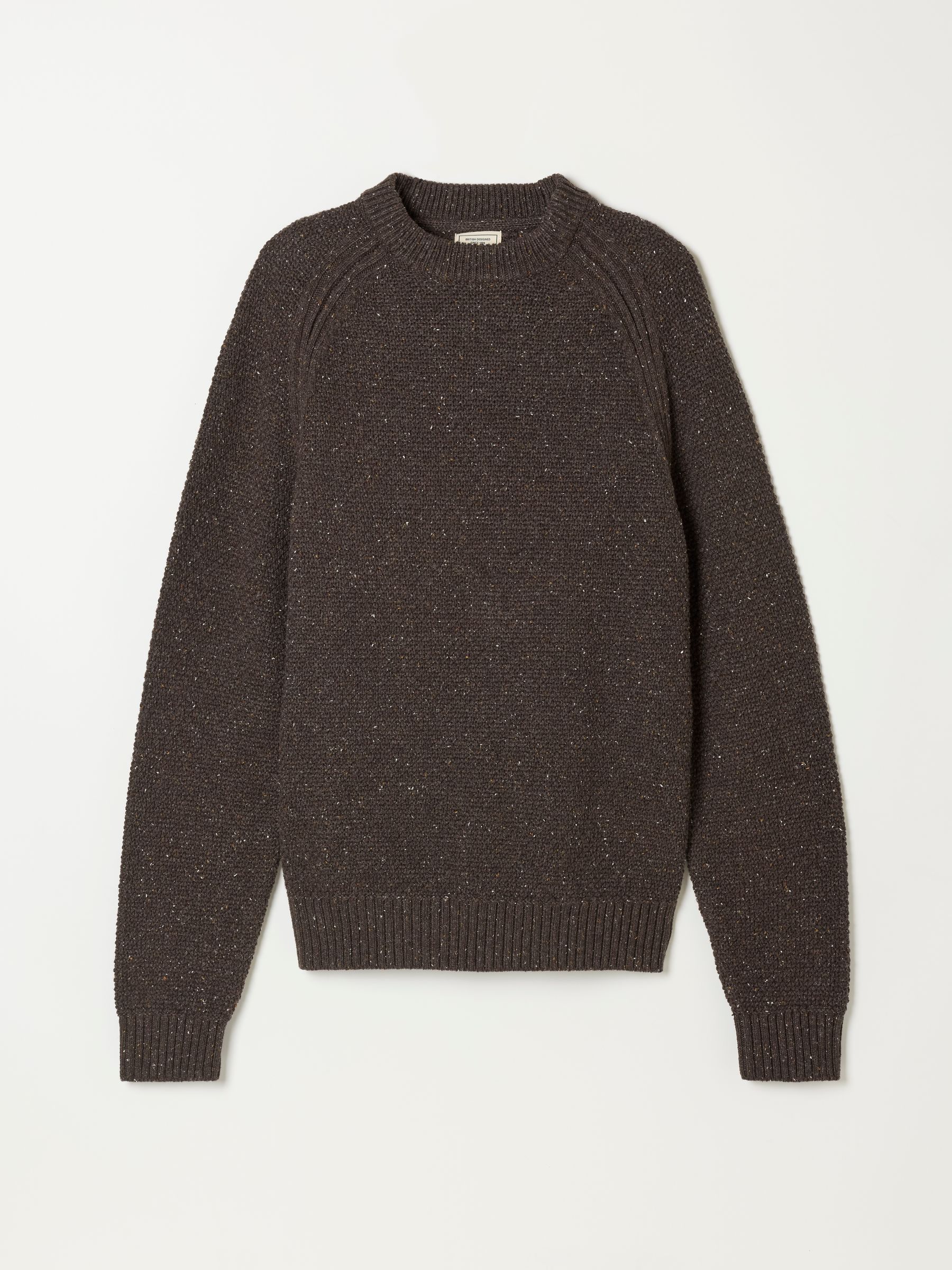 Penton Chestnut Brown Crew Neck Jumper - Image 6 of 6 Penton Chestnut Brown Crew Neck Jumper - Image 6 of 6