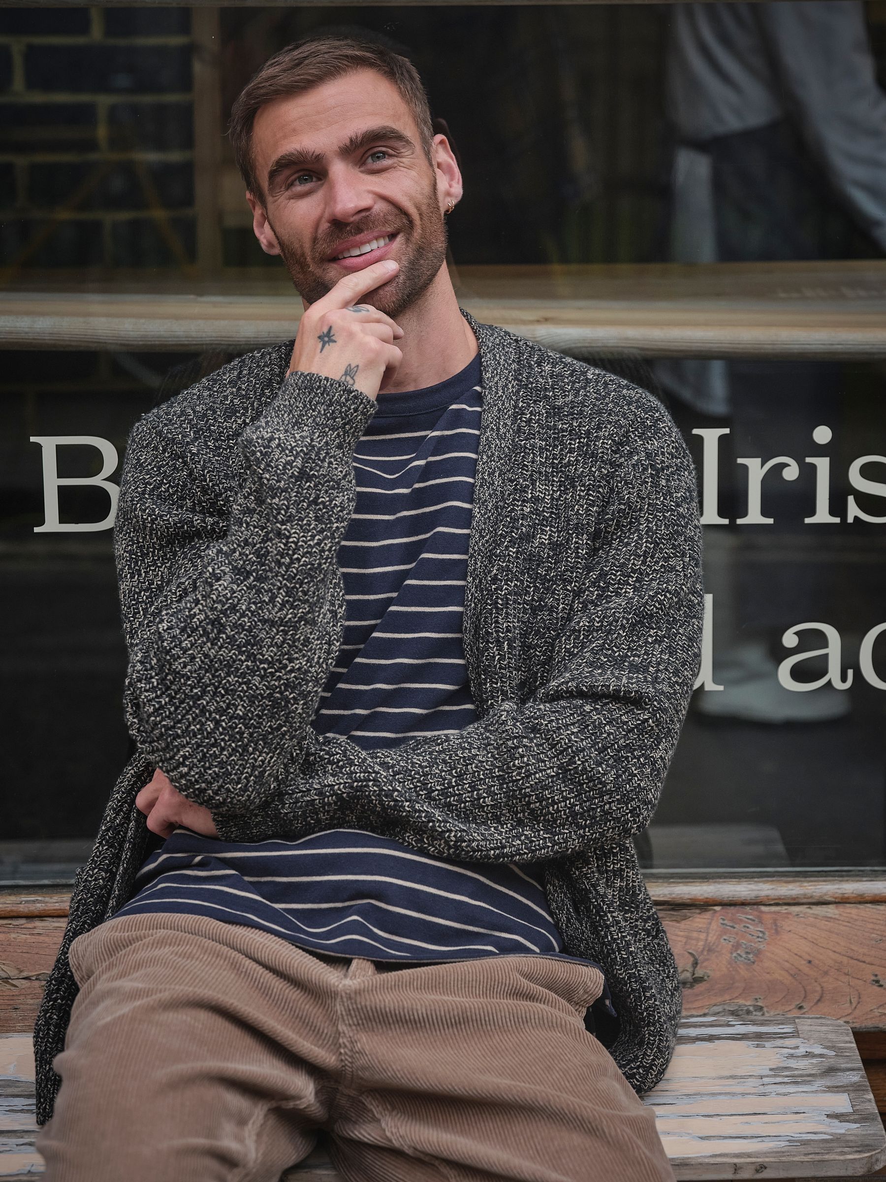 Penton Dark Green Knitted Cardigan | FatFace USA