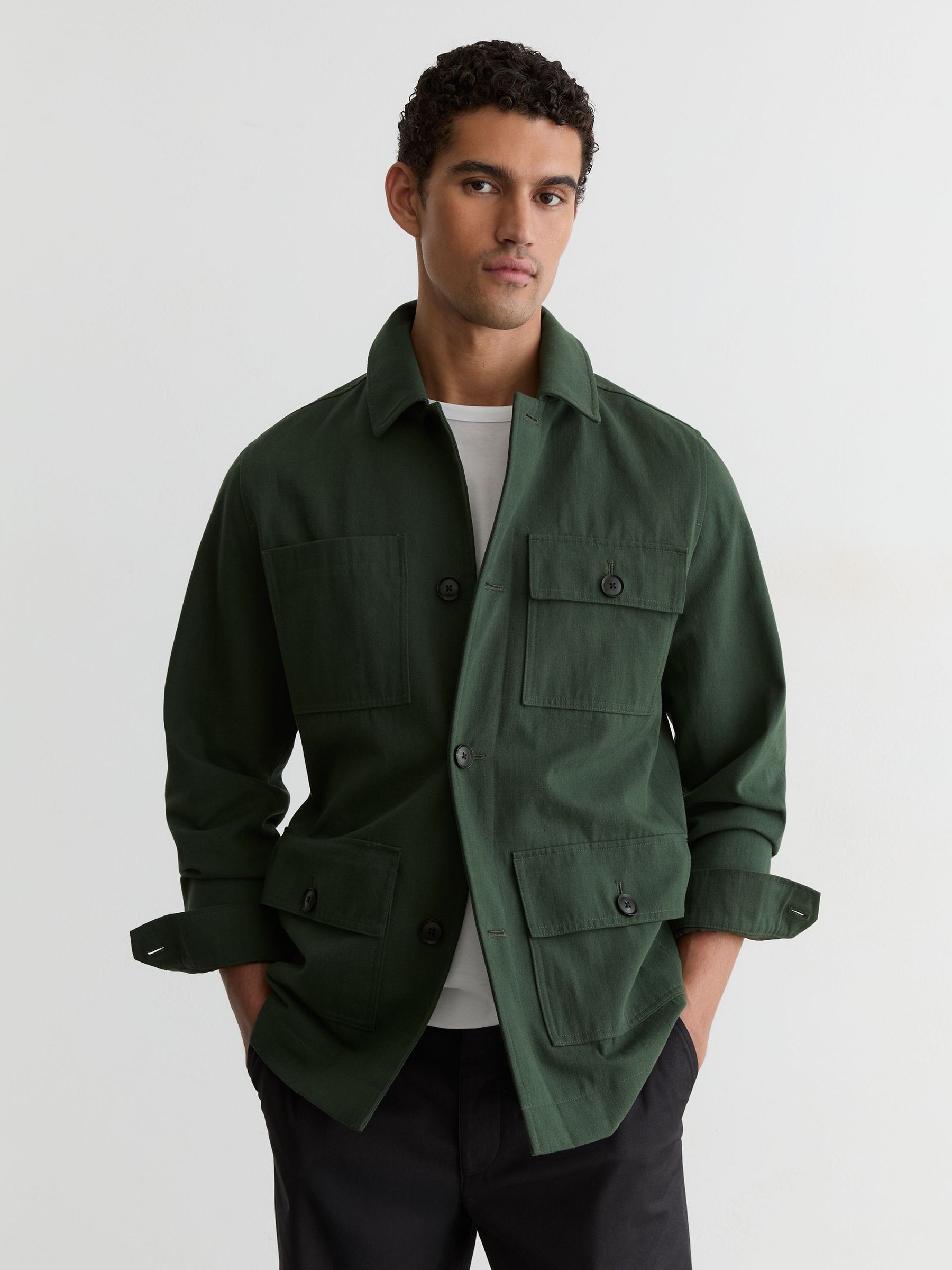 Jackets in Forest Green - Image 1 of 6