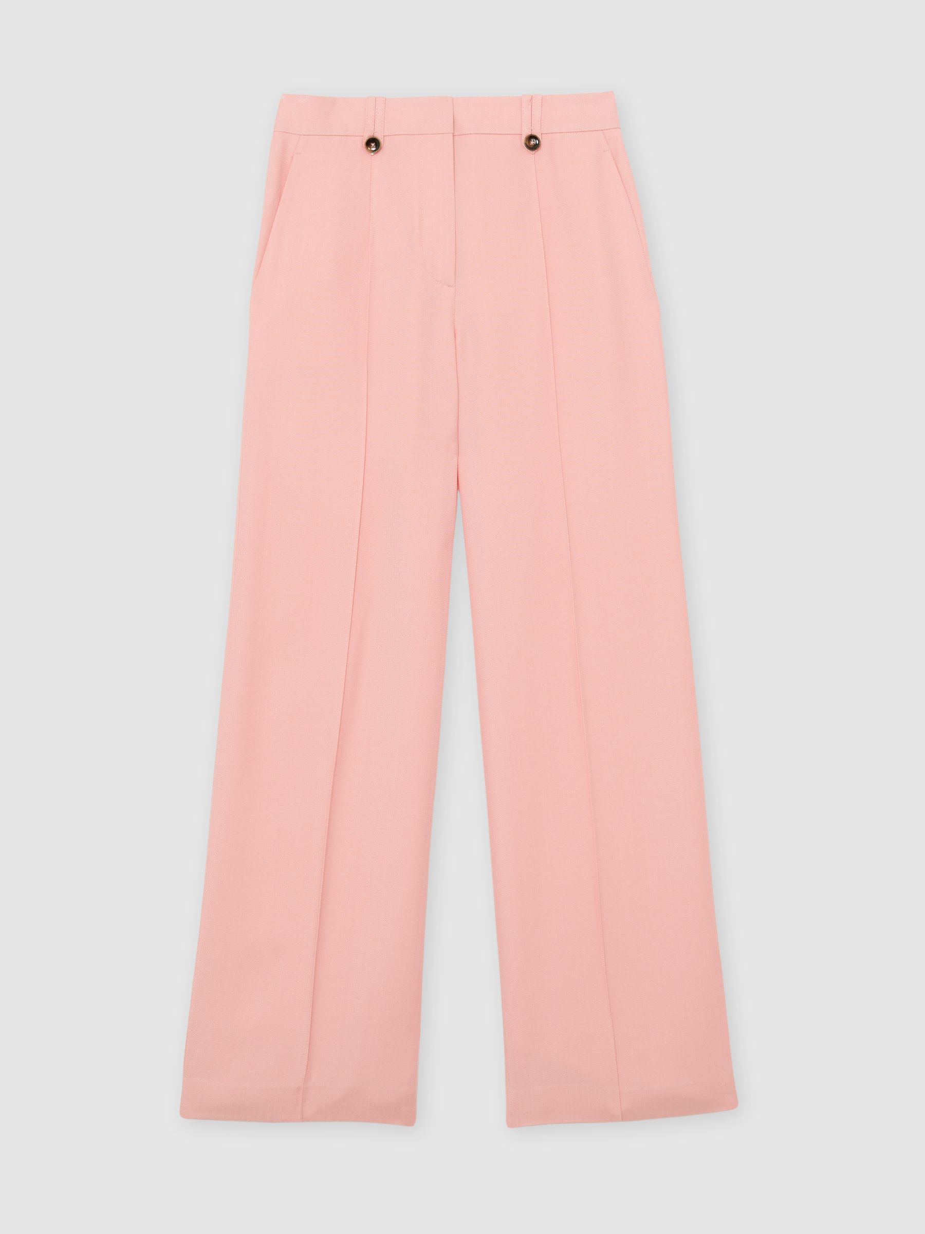 Wide-Leg Suit Trousers in Pink - image 1