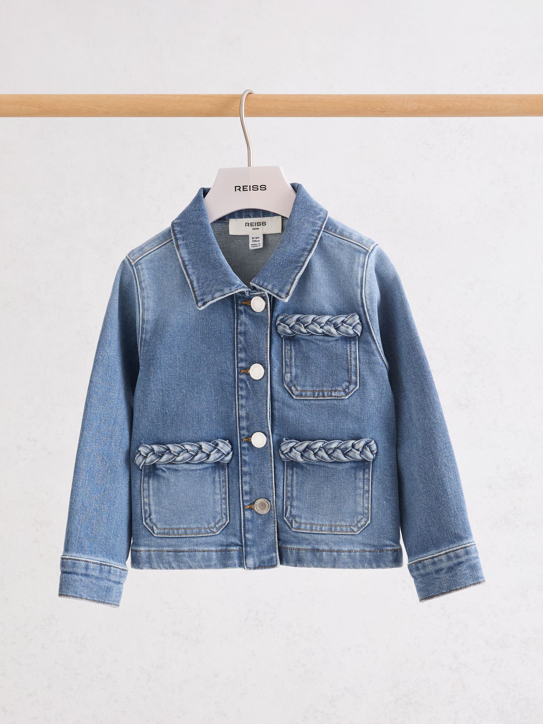 Jacket in Denim Blue - Image 1 of 3