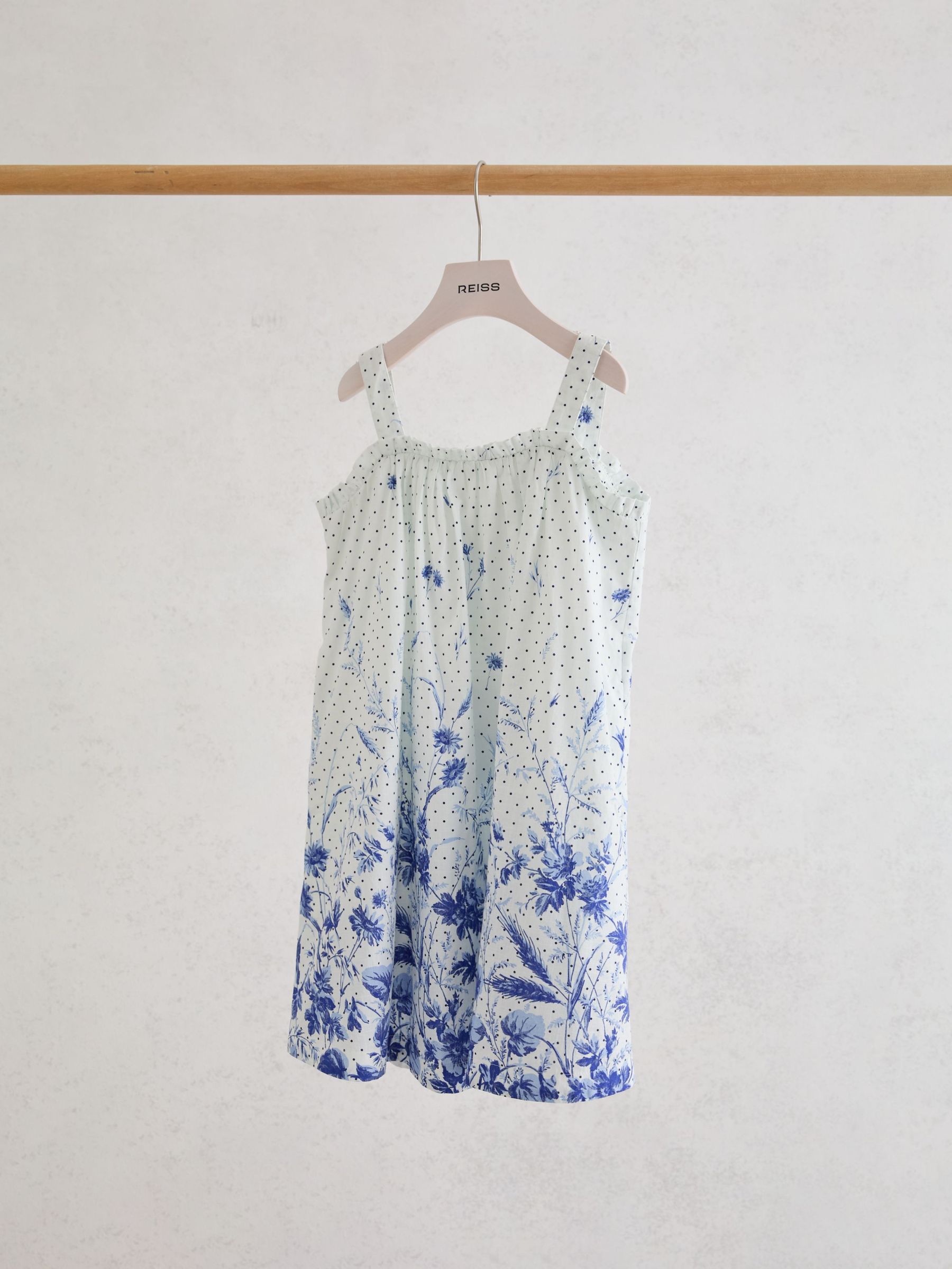 Dress in Blue Print - Image 1 of 3