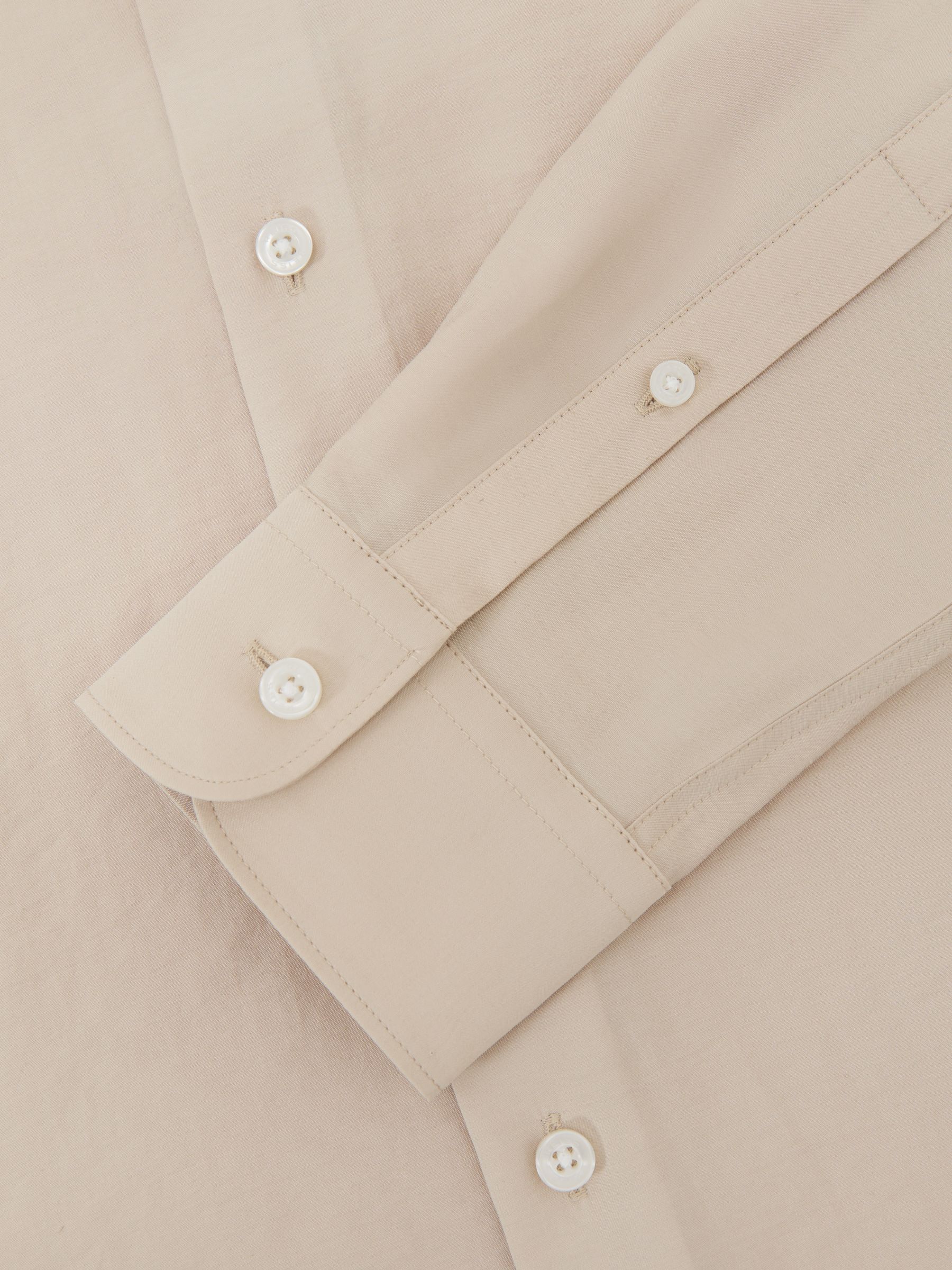 Modal-Blend Regular-Fit Shirt in Stone - image 5