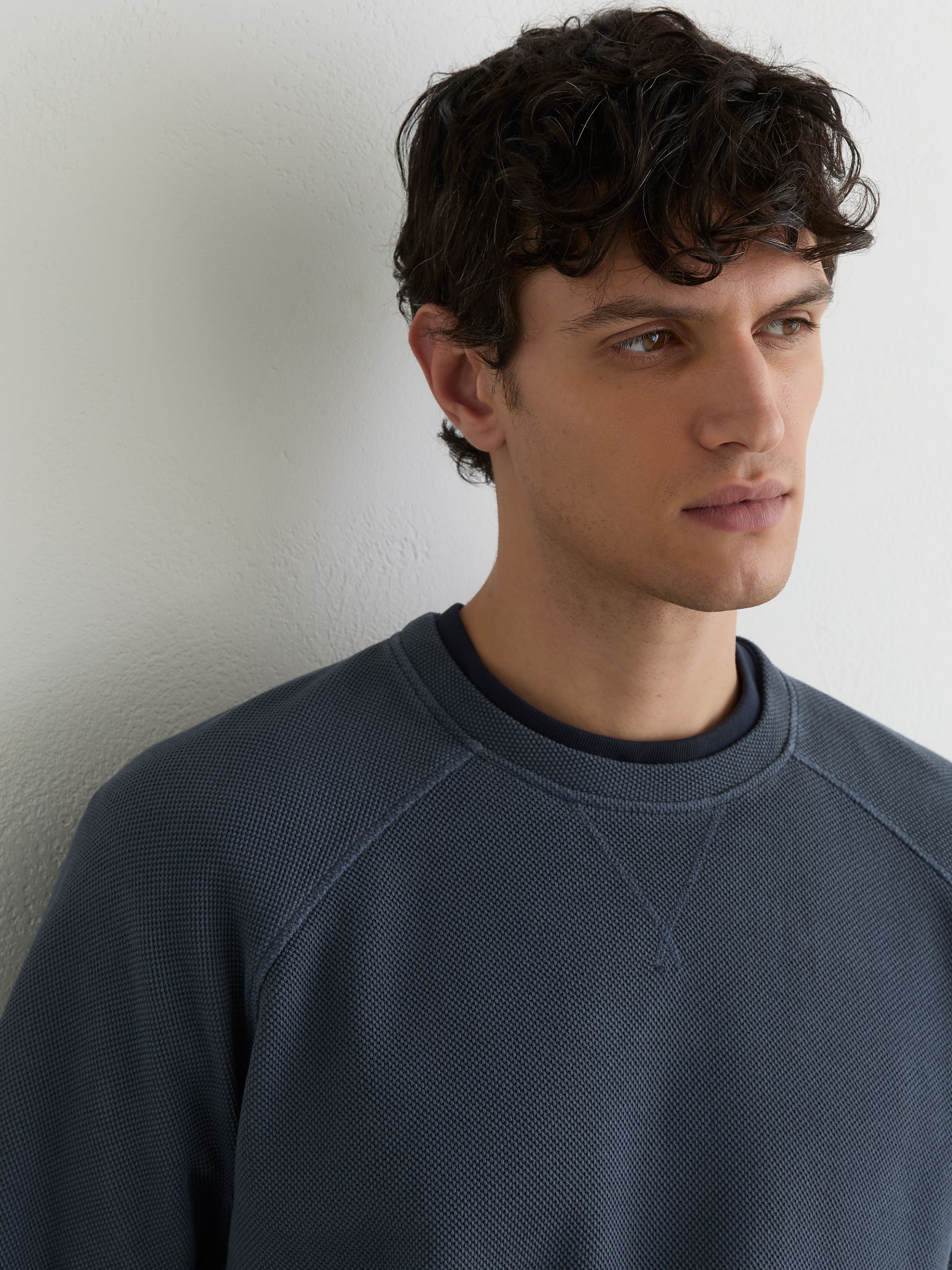 Sweat Top in Airforce Blue - Image 4 of 7