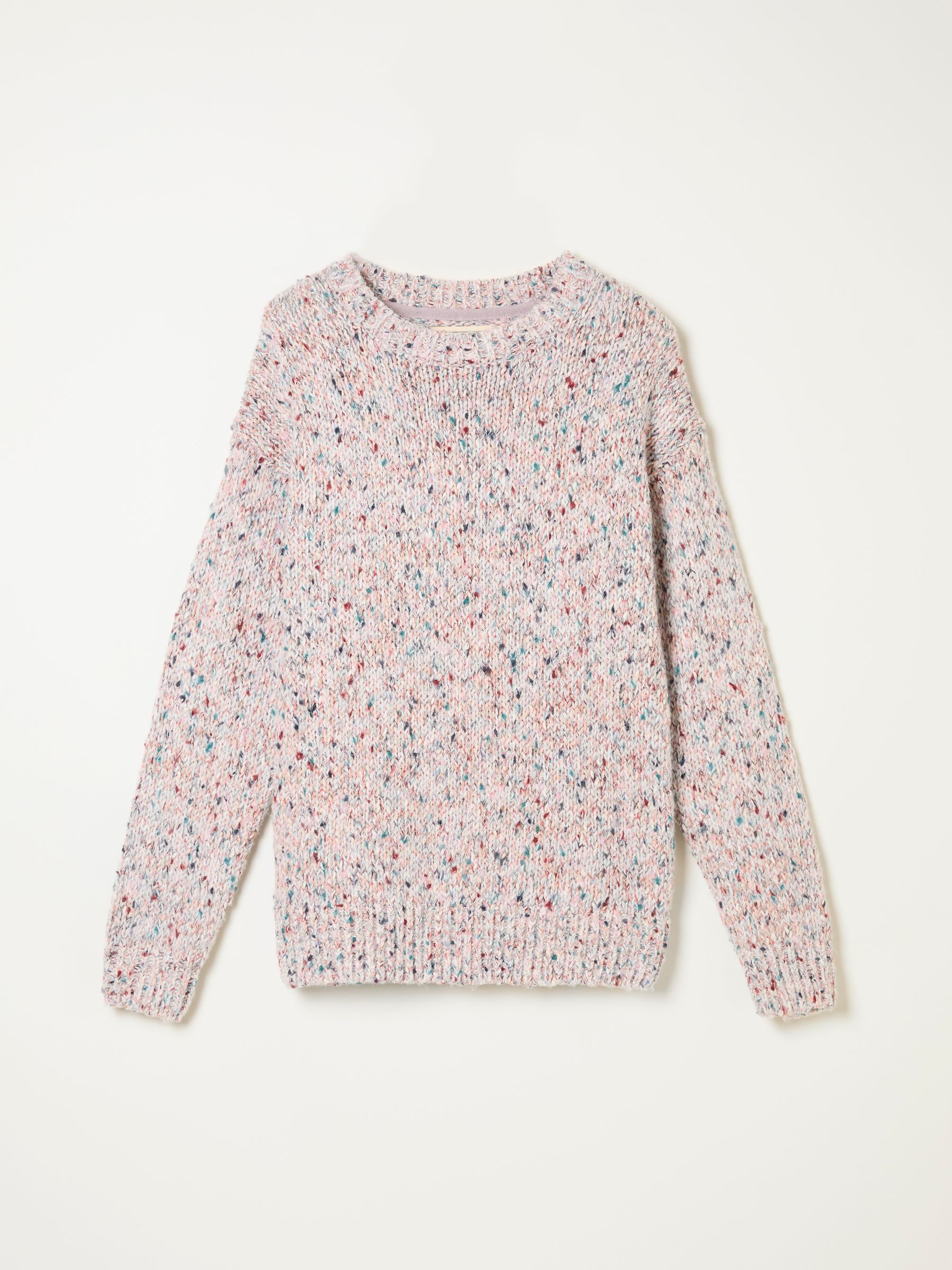 Breigh Knitted Textured Jumper in Purple - Image 6 of 6