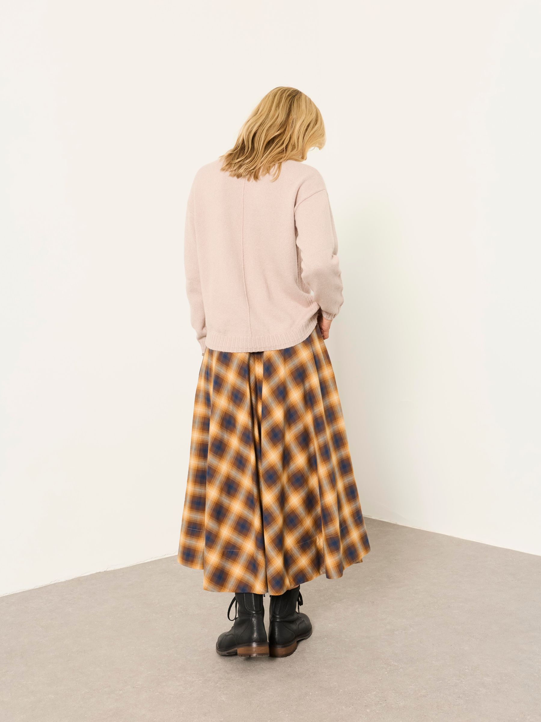 Barley Natural Knitted Crew Neck Jumper - Image 2 of 5