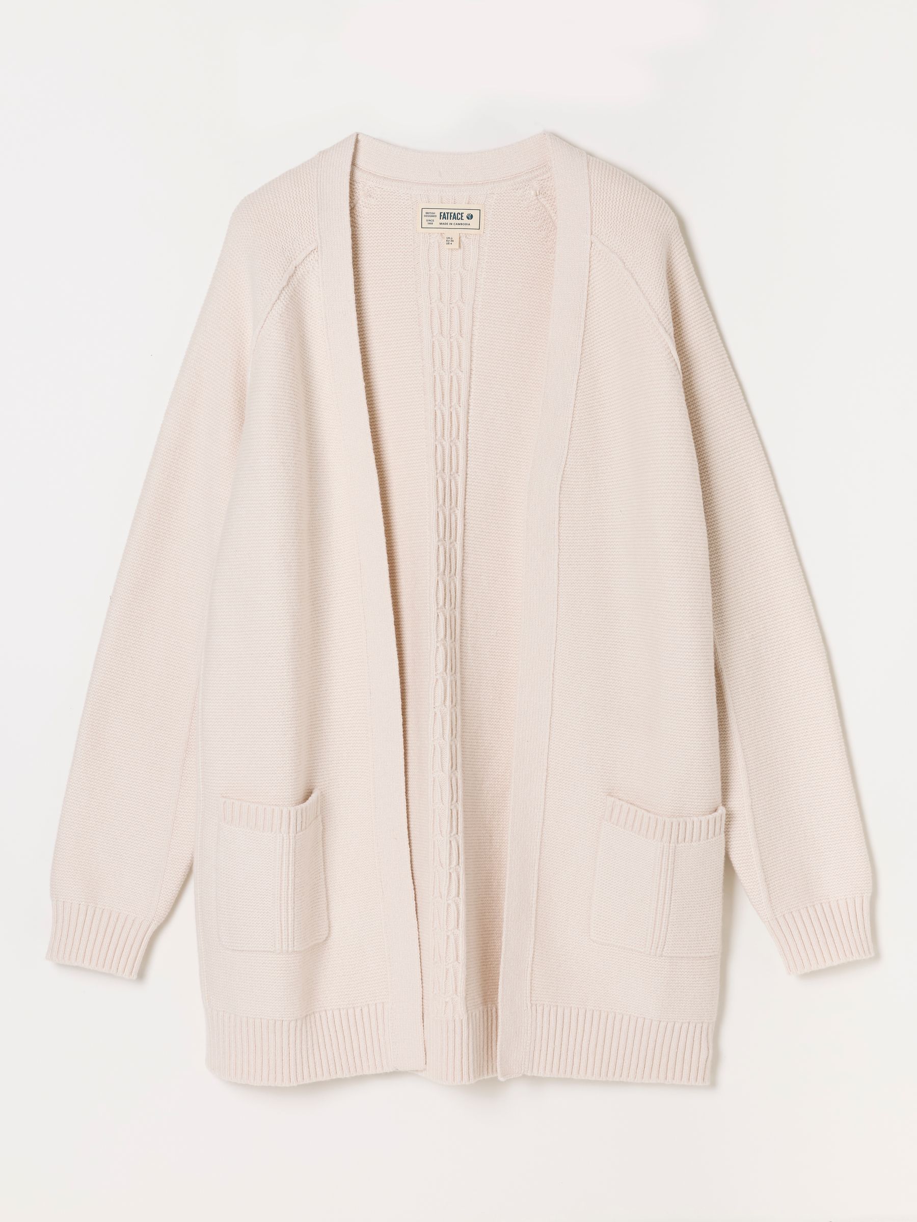 Bronwyn Ivory Edge to Edge Longline Cardigan - Image 6 of 6 Bronwyn Ivory Edge to Edge Longline Cardigan - Image 6 of 6