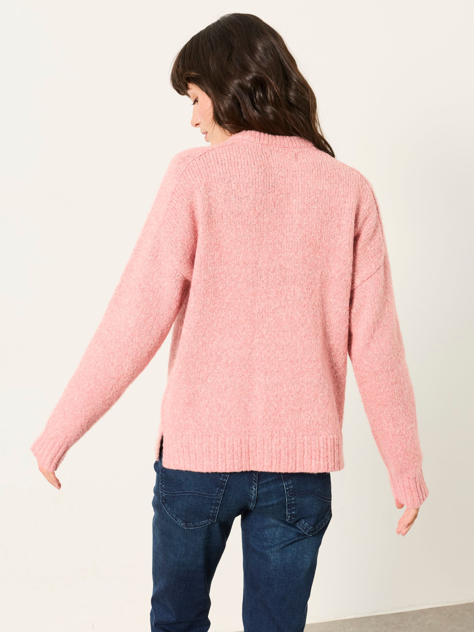 Pink Vegetable Knitted Crew Neck Jumper - Image 2 of 6 Pink Vegetable Knitted Crew Neck Jumper - Image 2 of 6
