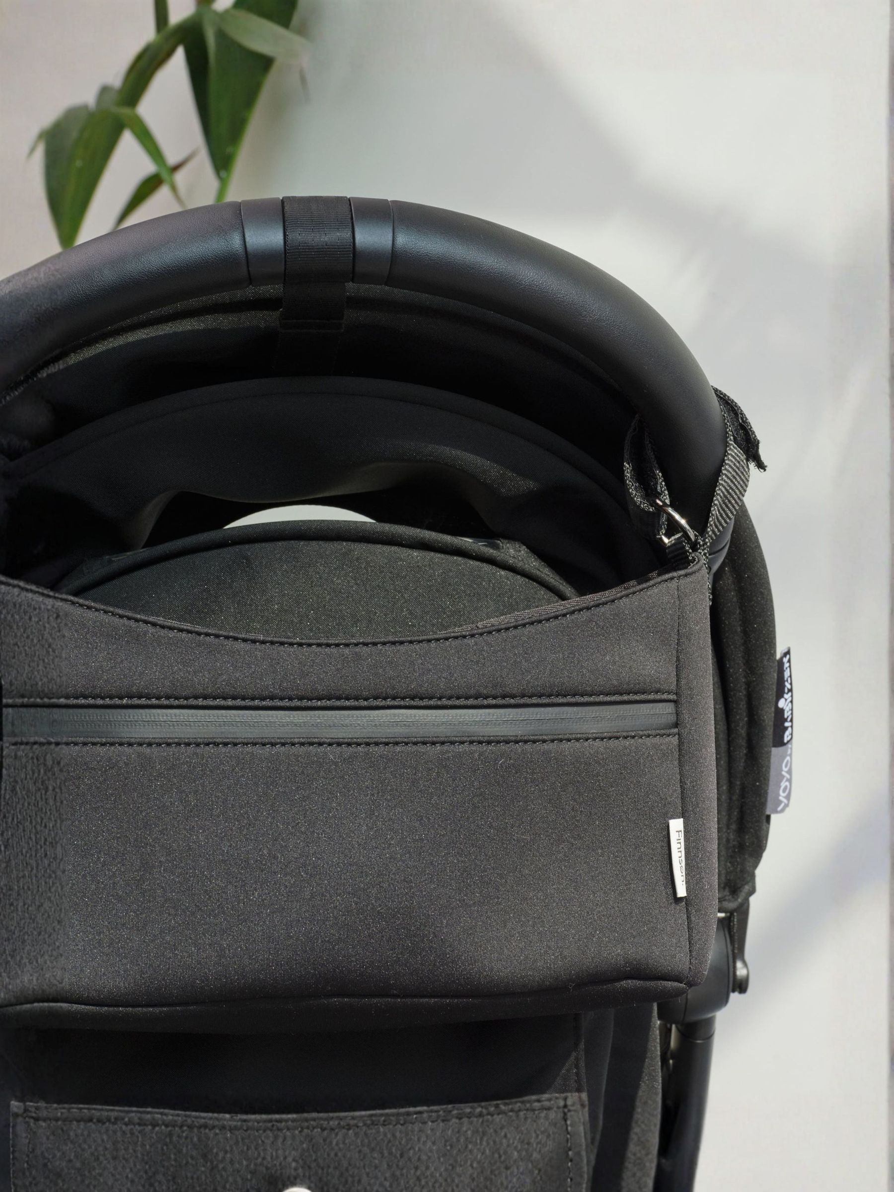 Finnson Black Odin Pram Caddy Buggy Organiser With Stroller Attachment - Image 6 of 6