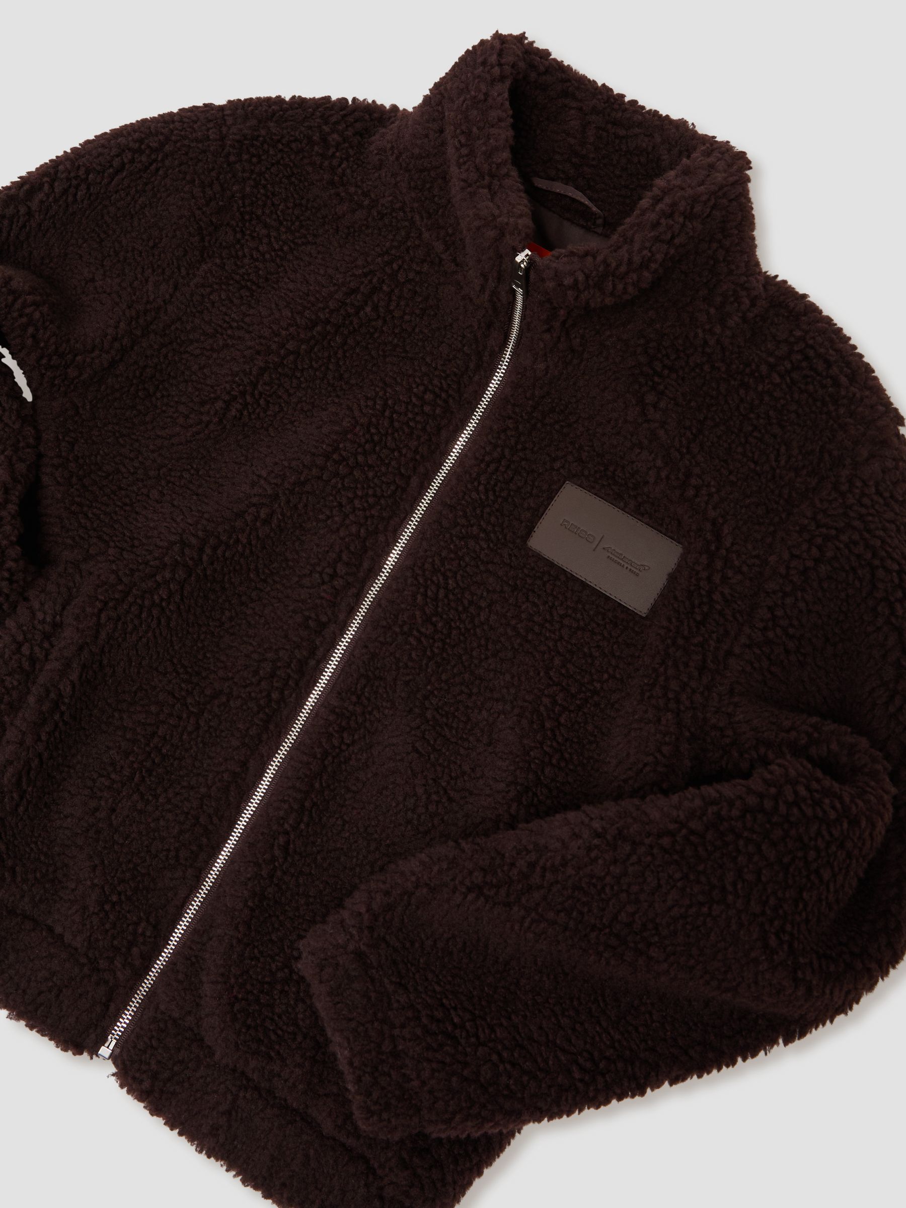 3-9 yrs McLaren Racing Motorsport Fleece Jacket Unisex-Fit in Brown - Image 3 of 3