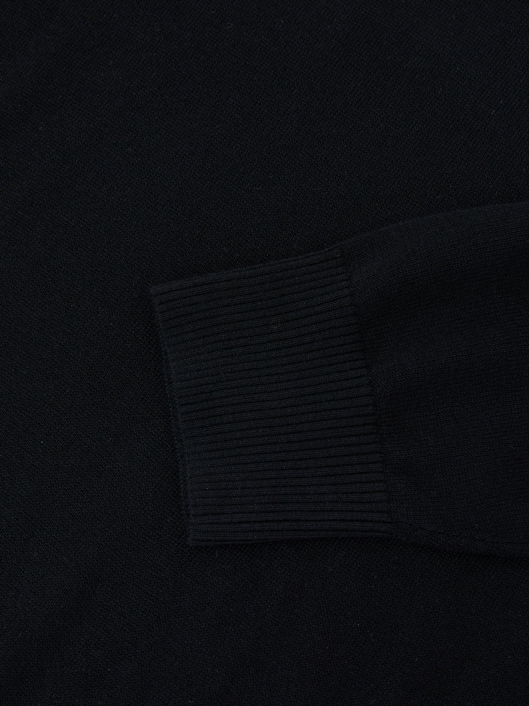 Atelier Lyocell-Cashmere Fine-Knit Jumper in Black - Image 6 of 6