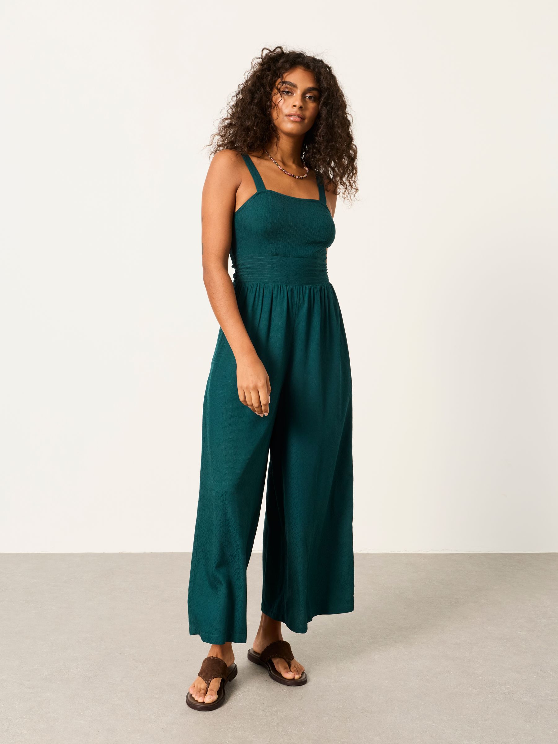 Ruby Teal Blue Petite Jumpsuit
