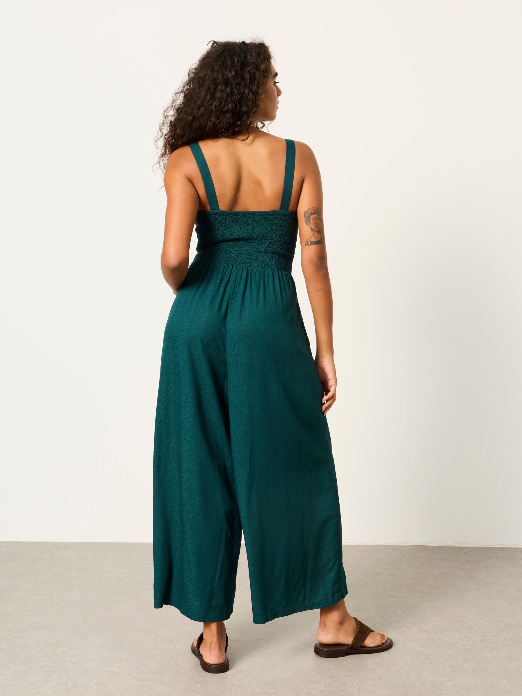 Ruby Teal Blue Petite Jumpsuit - Image 2 of 5