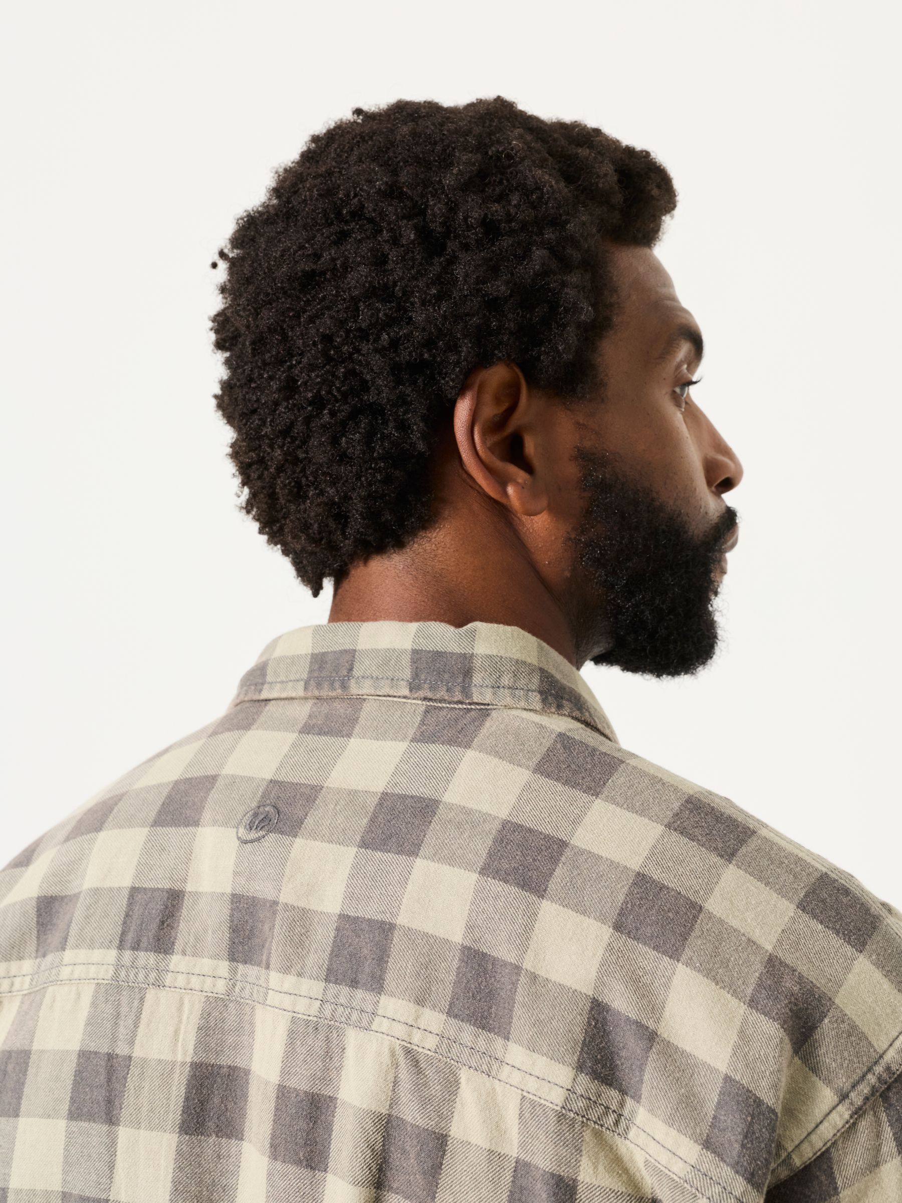 Thursby Green Long Sleeve Relaxed Fit Check Shirt - Image 6 of 6 Thursby Green Long Sleeve Relaxed Fit Check Shirt - Image 6 of 6