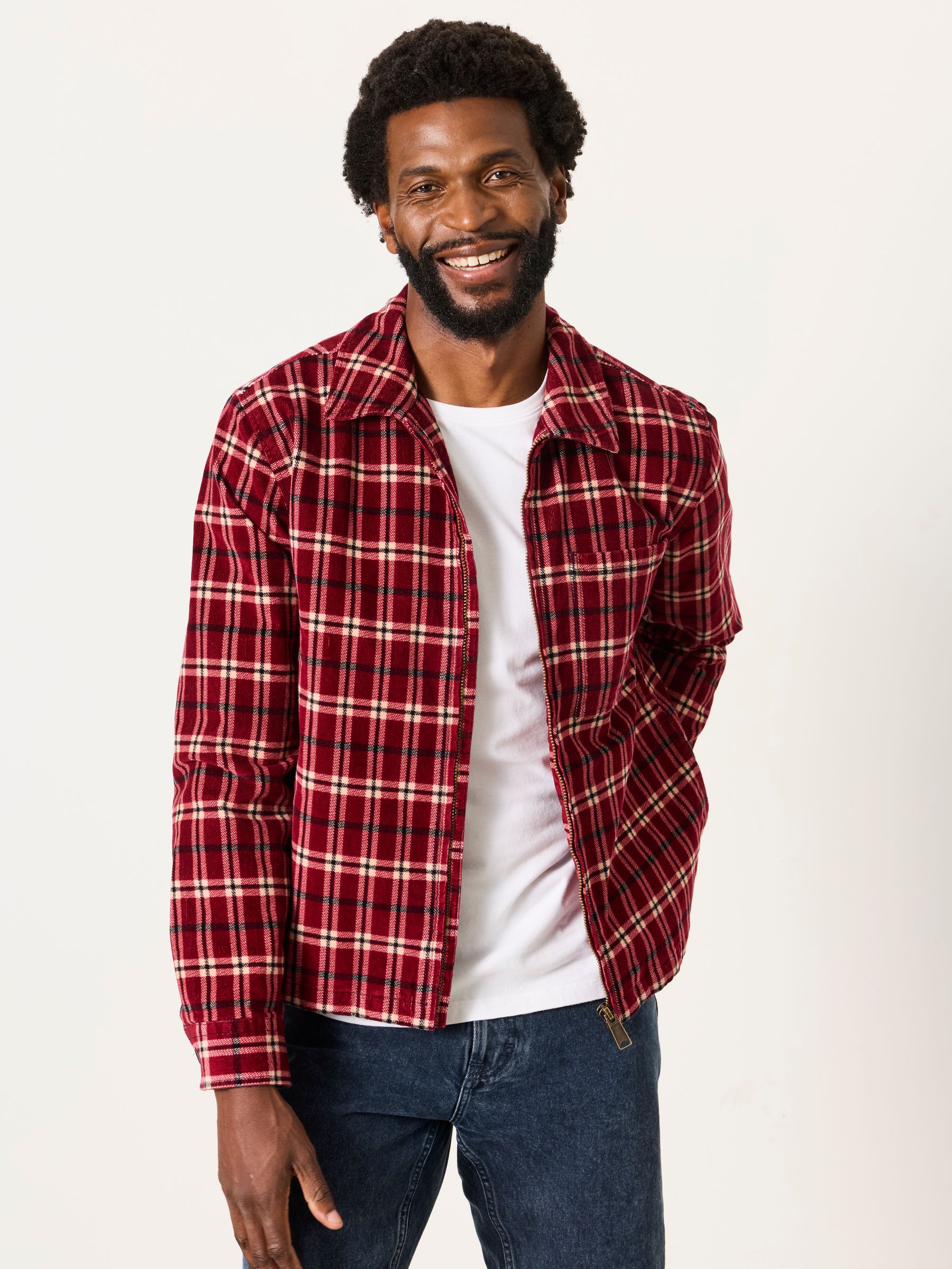 Letwell Red Cord Overshirt - Image 3 of 5