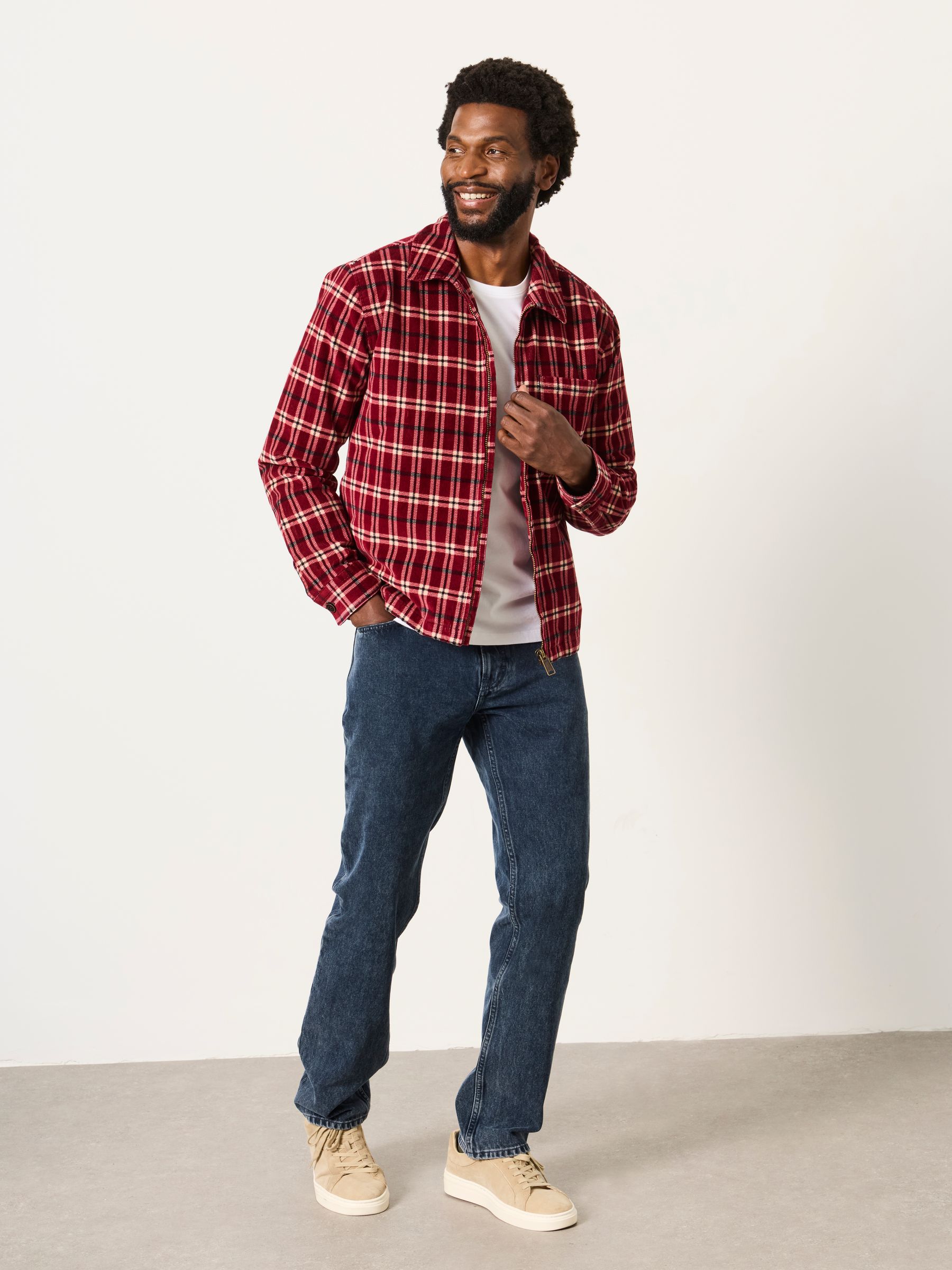 Letwell Red Cord Overshirt - Image 4 of 5