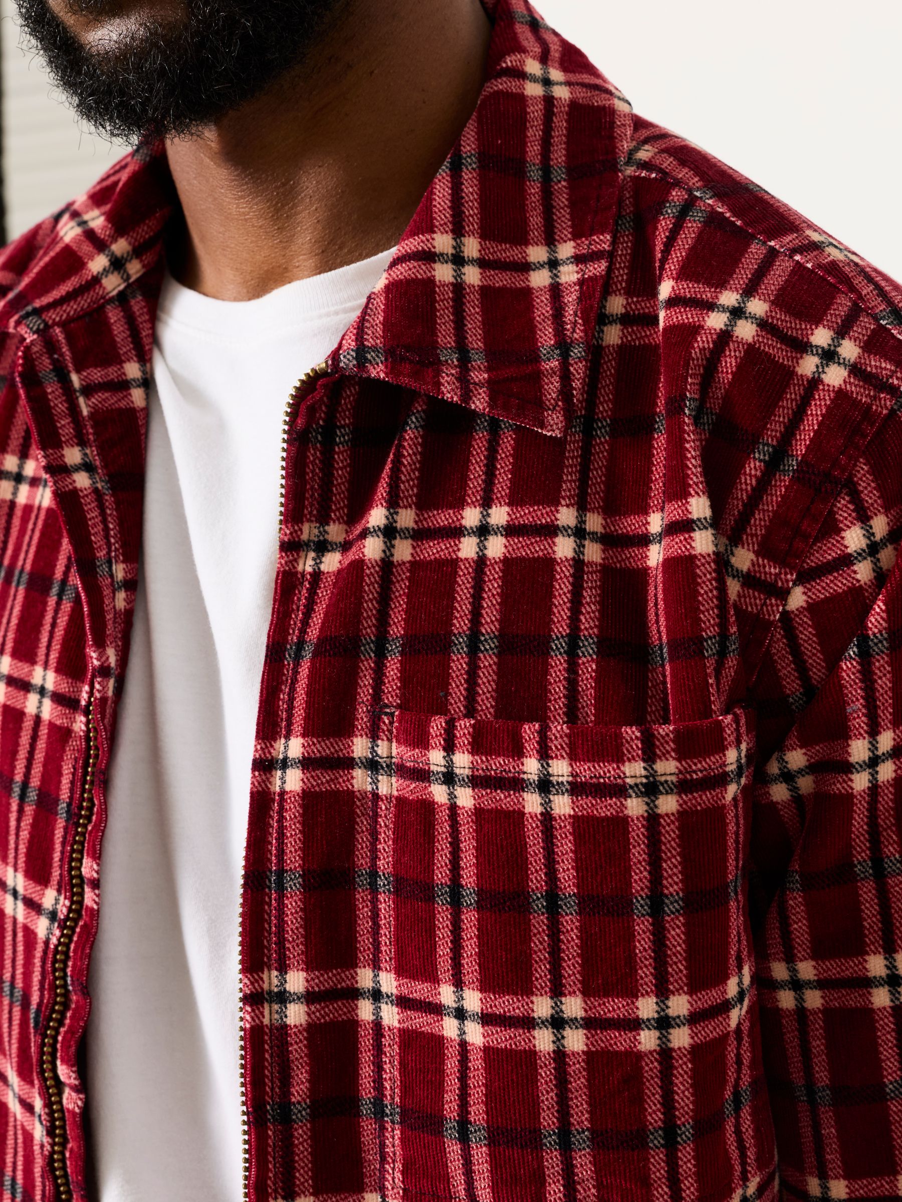 Letwell Red Cord Overshirt - Image 5 of 5