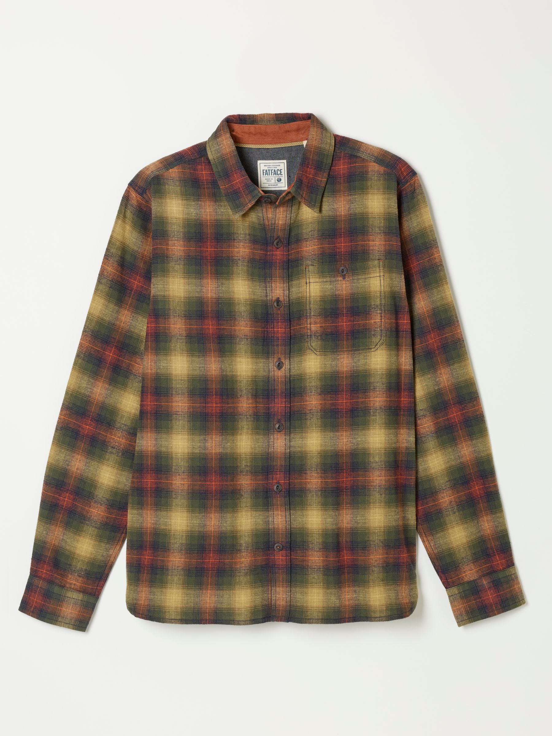 Loxley Brown Long Sleeve Check Shirt - Image 6 of 6