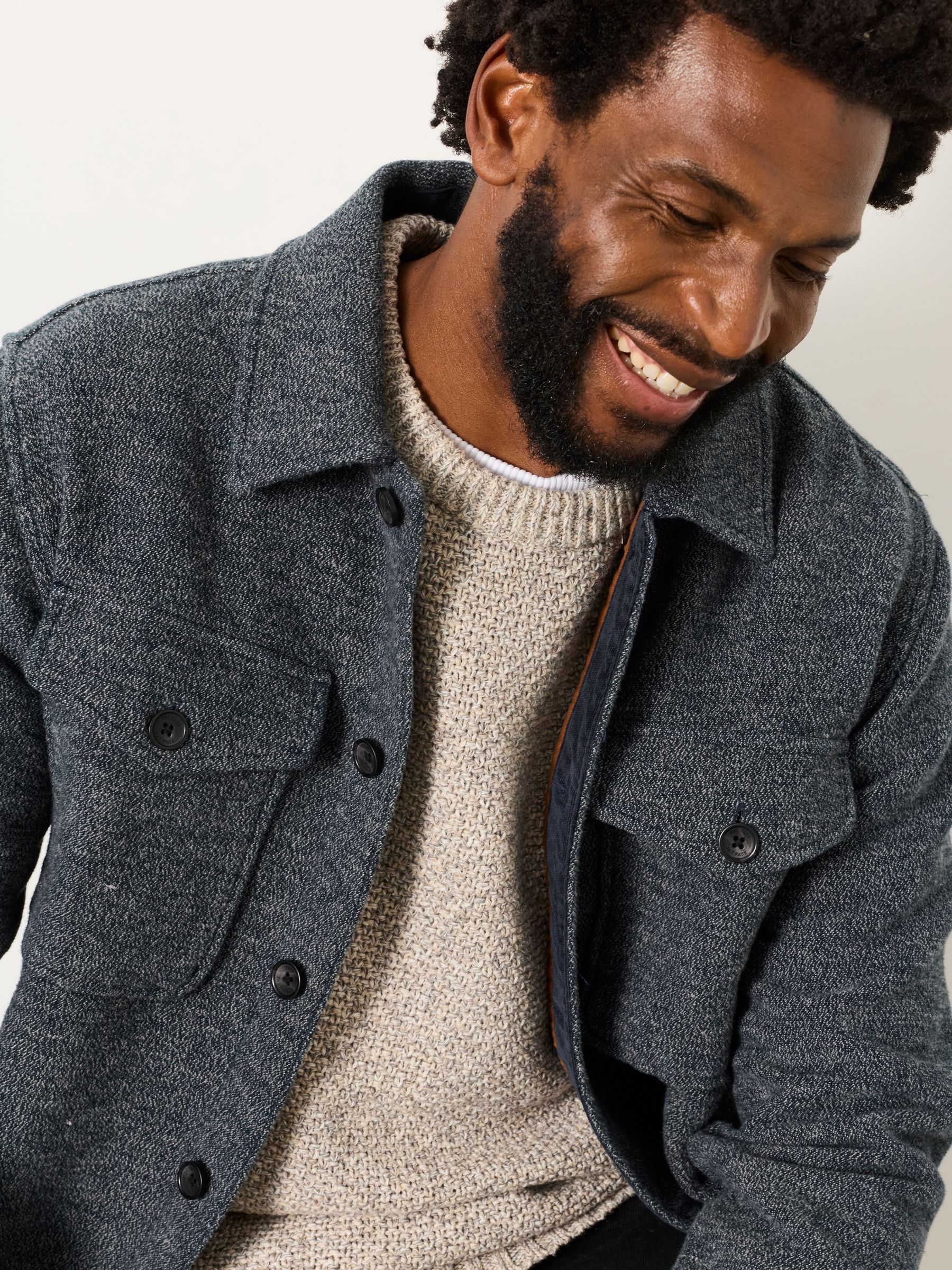 Bardon Dark Grey Overshirt - Image 4 of 6